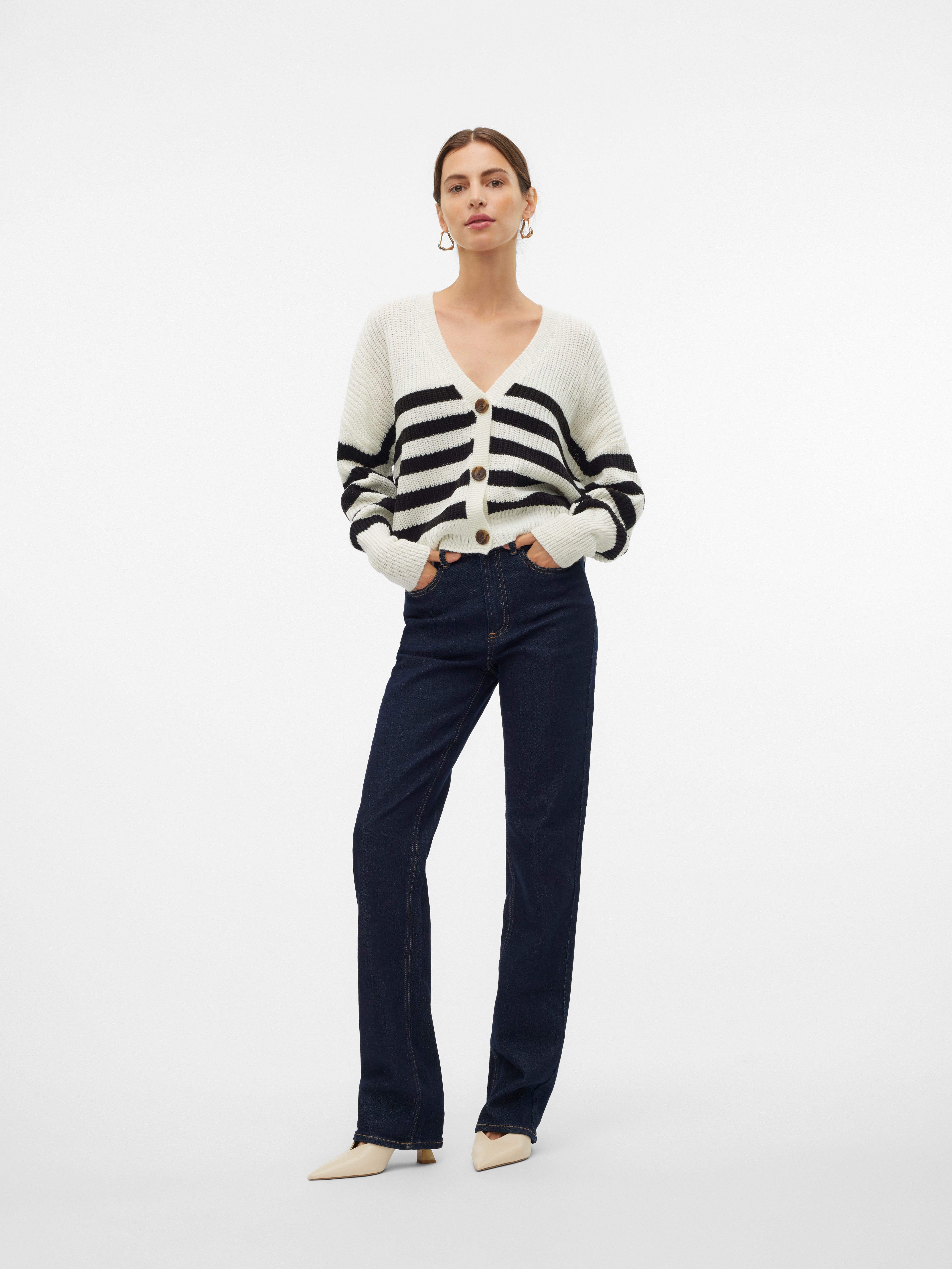 Vero Moda Vest VMLEA LS V-NECK CUFF CARDIGAN