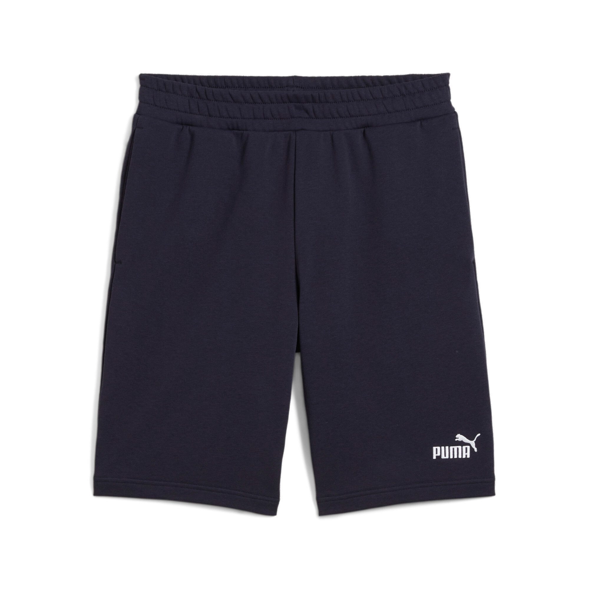 PUMA Trainingsshort ESS NO. 1 LOGO SHORTS 10" Sweatshorts met zacht French Terry materiaal