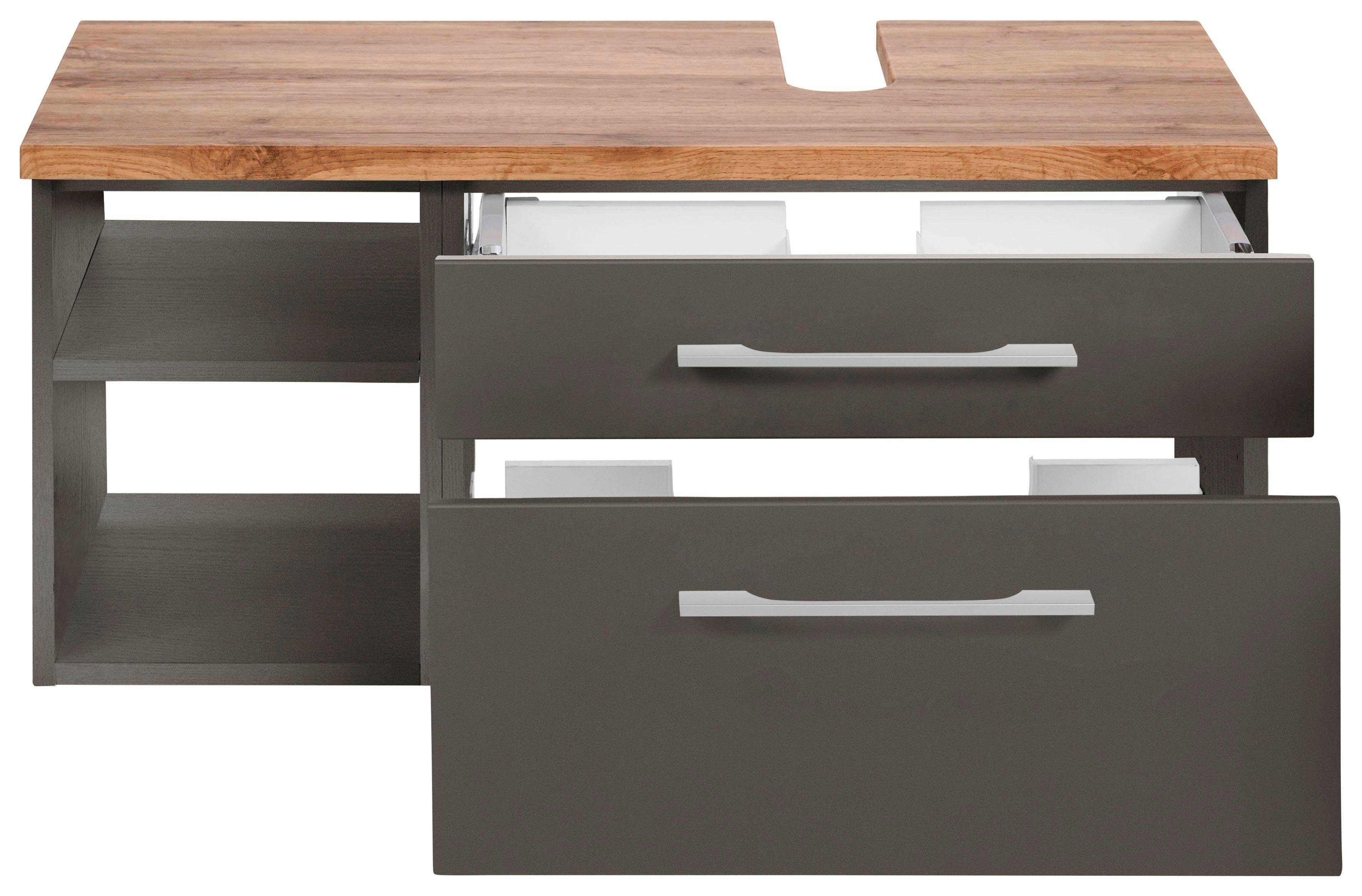 welltime Wastafelonderkast Davos Breedte 90-130 cm