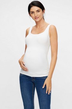 mamalicious zwangerschapstop mlheal in aansluitende fit wit