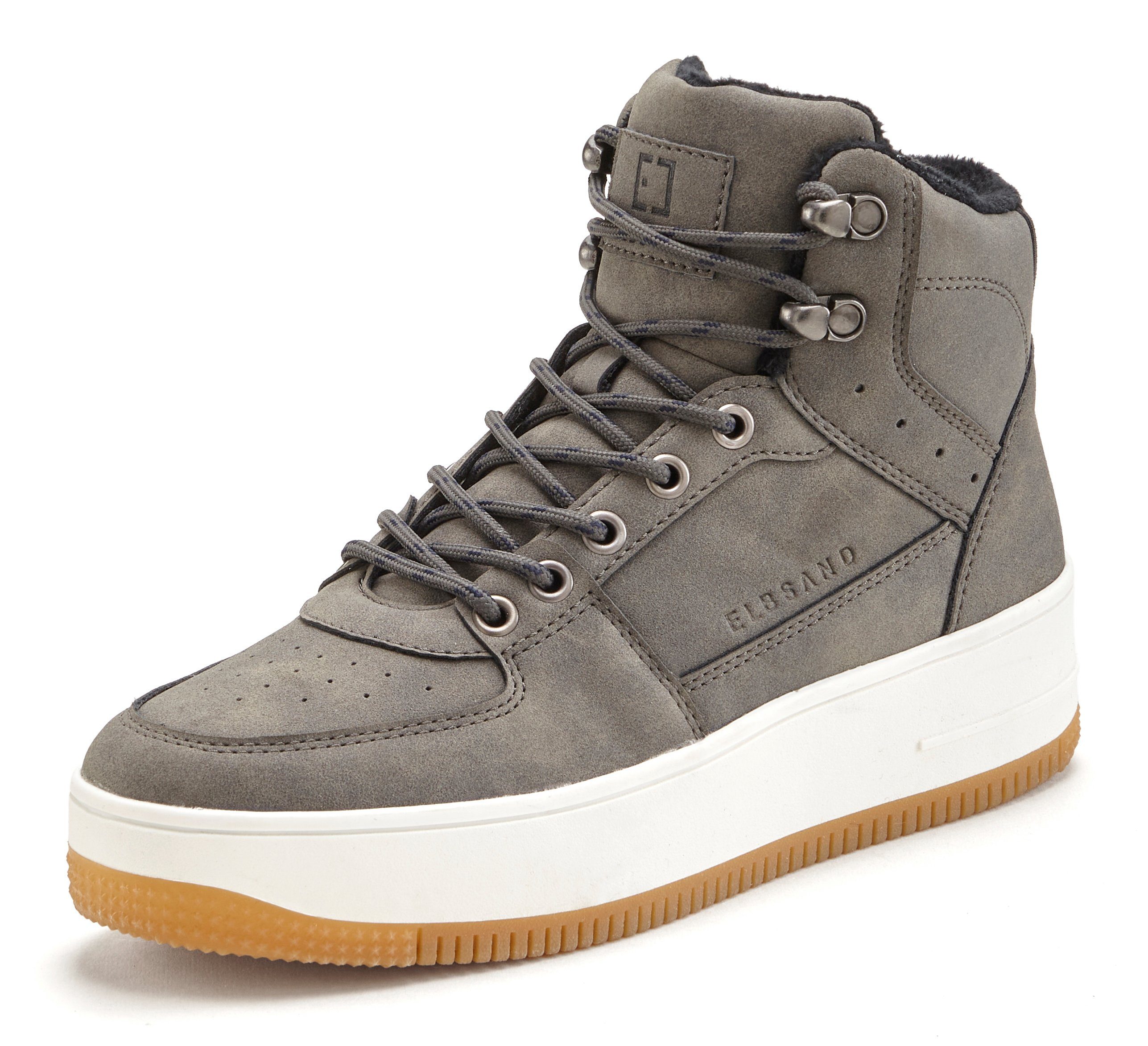 Elbsand Sneakers met knuffelig warm voering, vrijetijdsschoen, lage schoen, high top sneaker