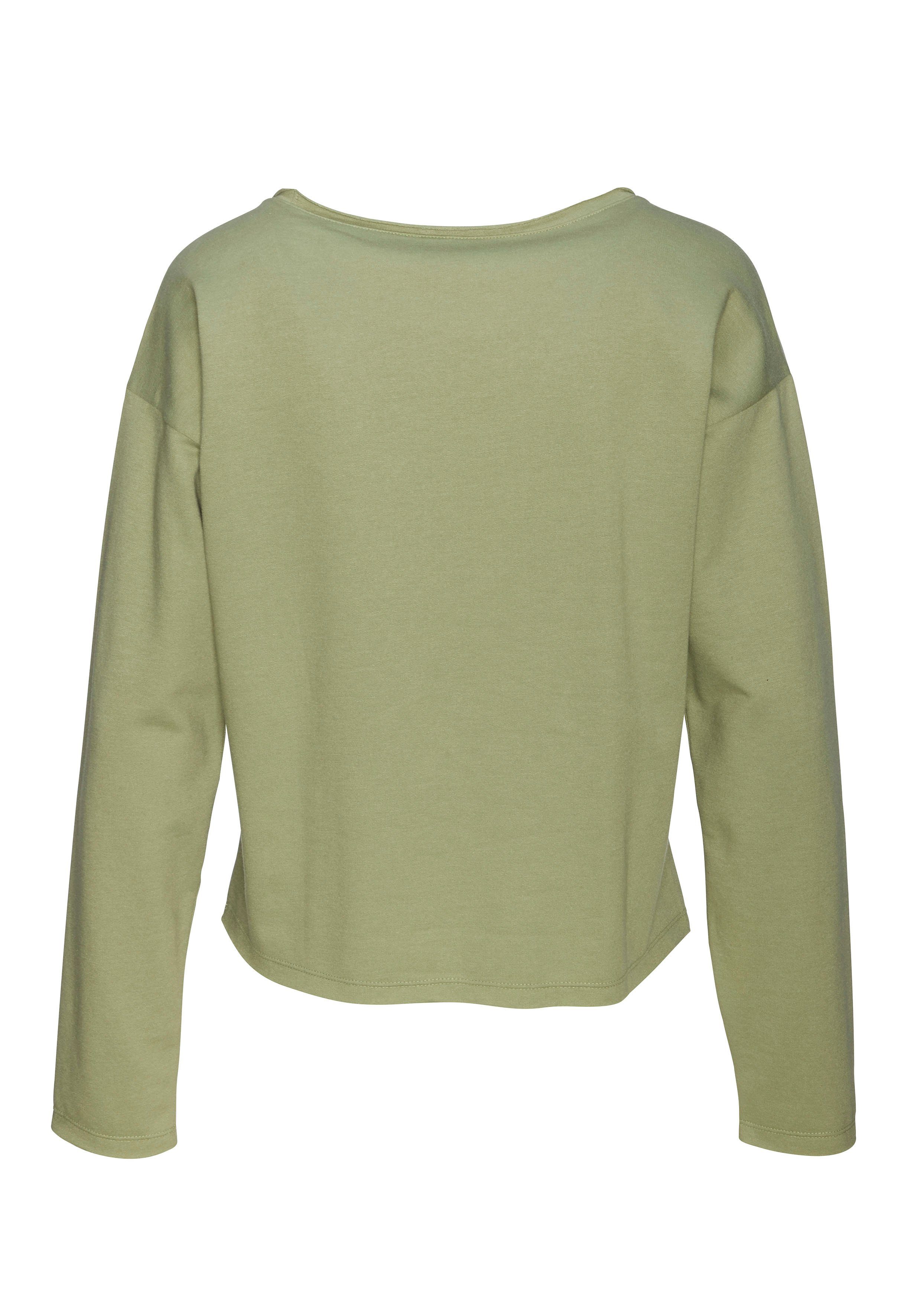 Lascana Sweatshirt met statement print, loungepak