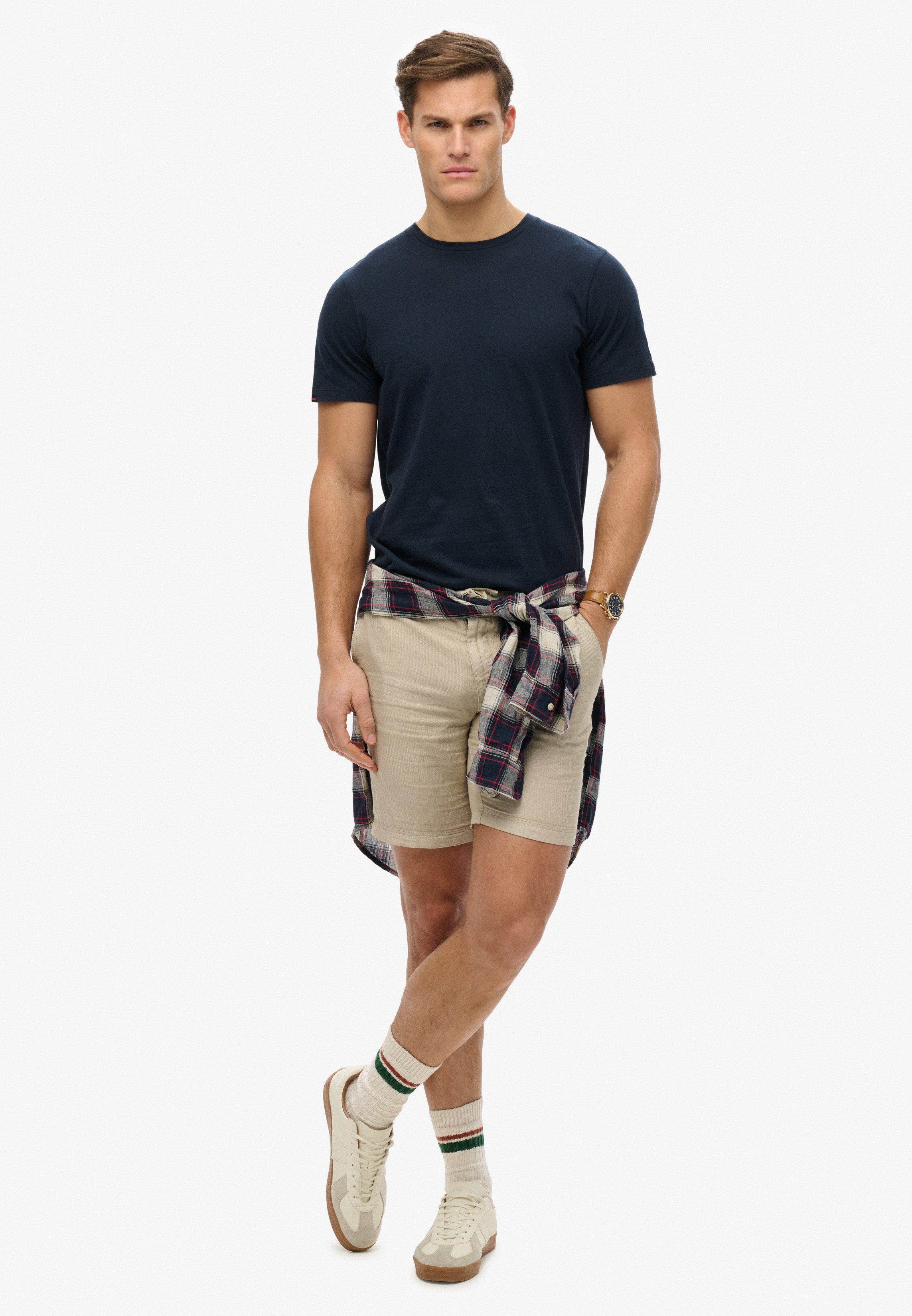Superdry Shirt met ronde hals CLASSIC ESSENTIAL TEE