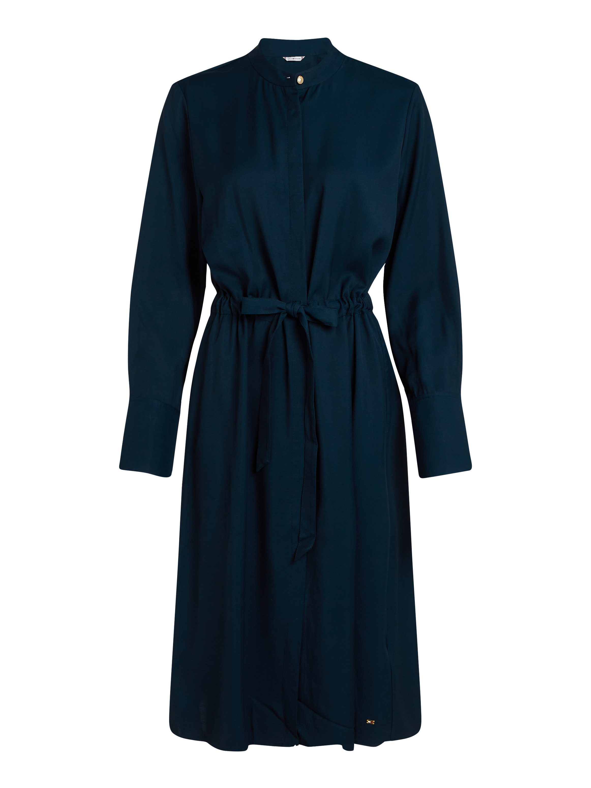 Tommy Hilfiger Blousejurk SOFT VIS COLARLESS SHIRT DRESS