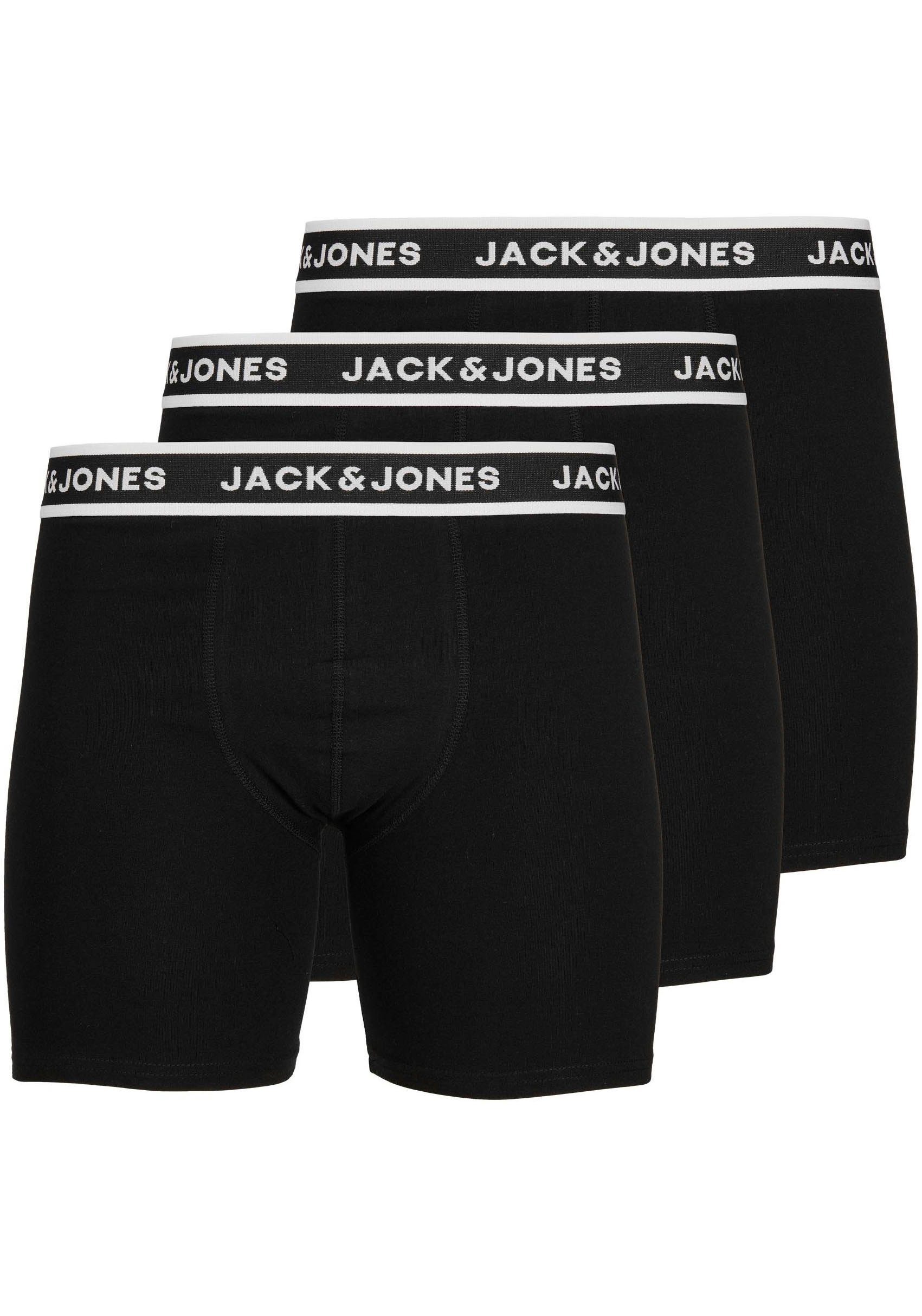 Jack & Jones Boxershort JACSOLID BOXER BRIEFS 3 PACK NOOS (set, 3 stuks)