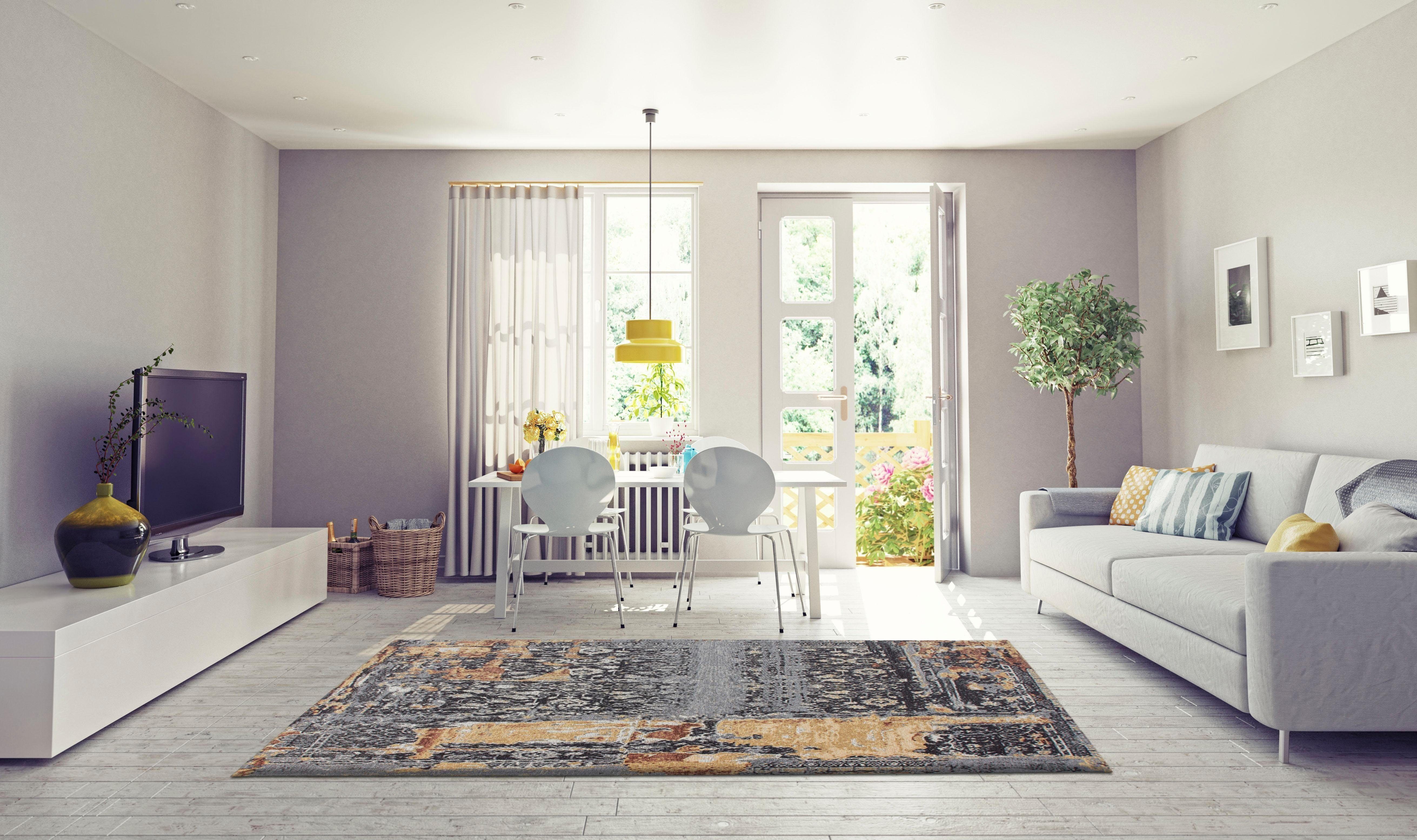 my home Vloerkleed Cara Vintage-design, woonkamer