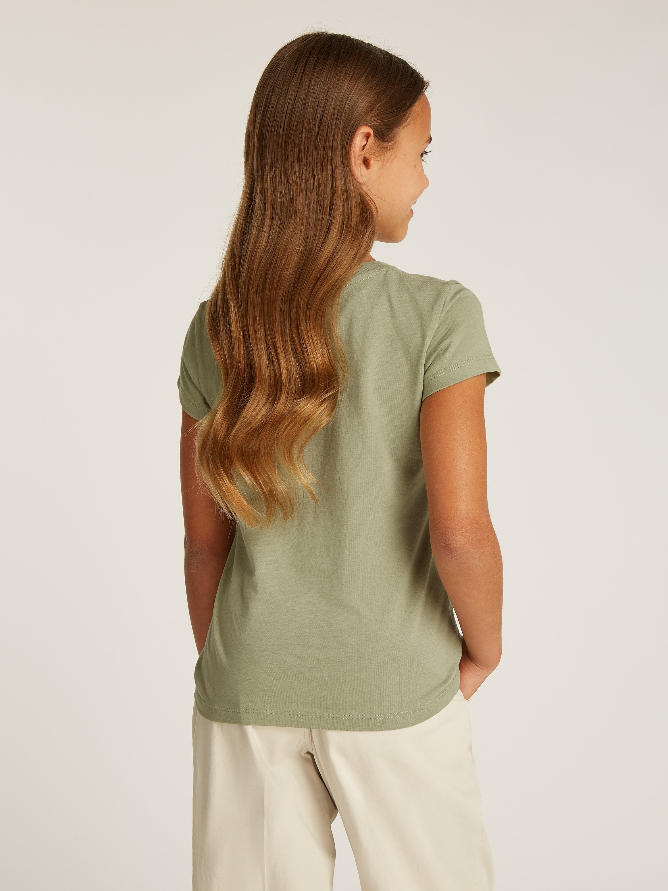 Calvin Klein T-shirt 2-PACK SLIM MONOGRAM TOP voor kinderen tot 16 jaar (set, 2-delig)