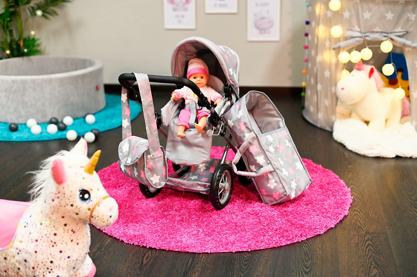 Knorrtoys® Combi-poppenwagen Ruby