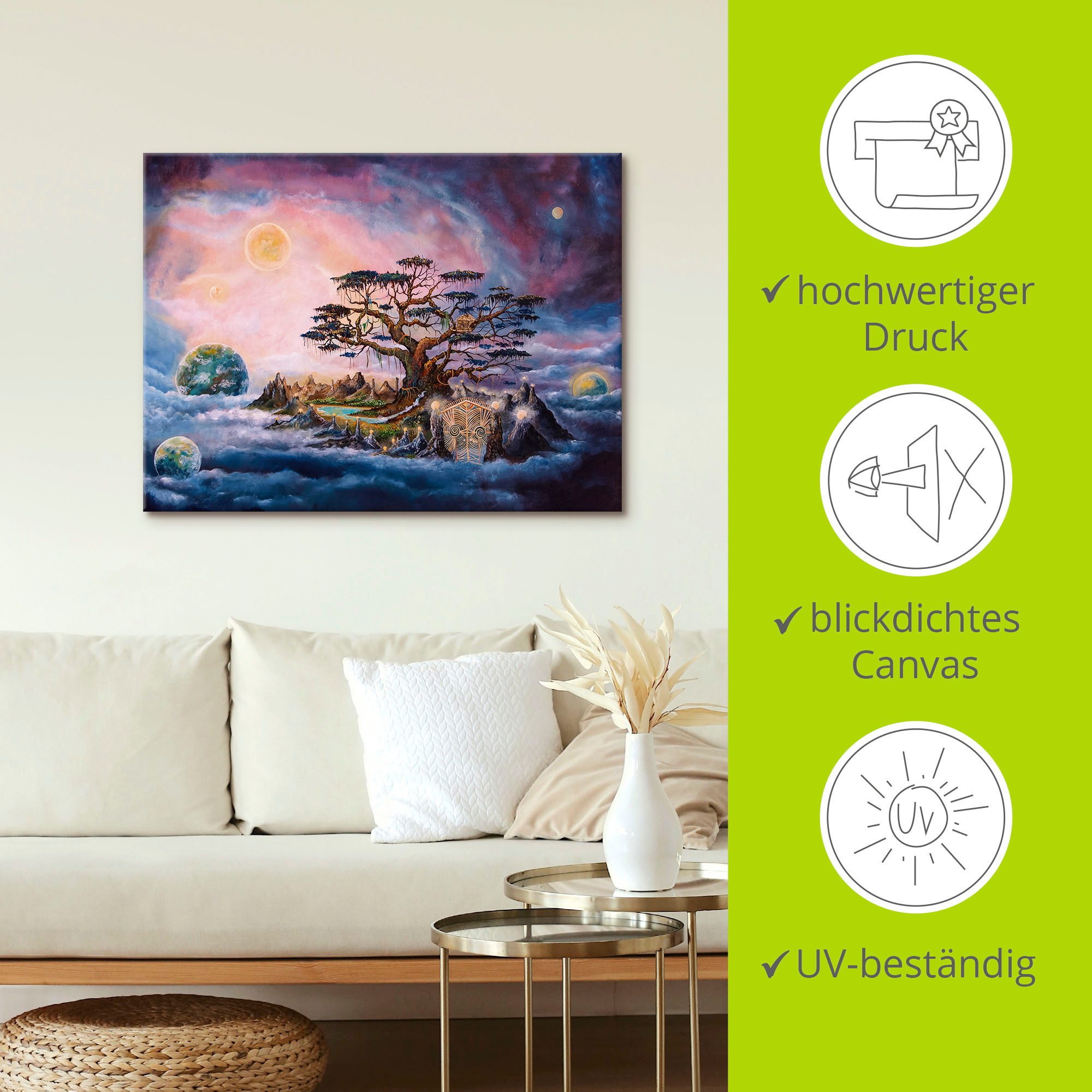 Artland Artprint De wereldwachters als artprint op linnen, poster in verschillende formaten maten
