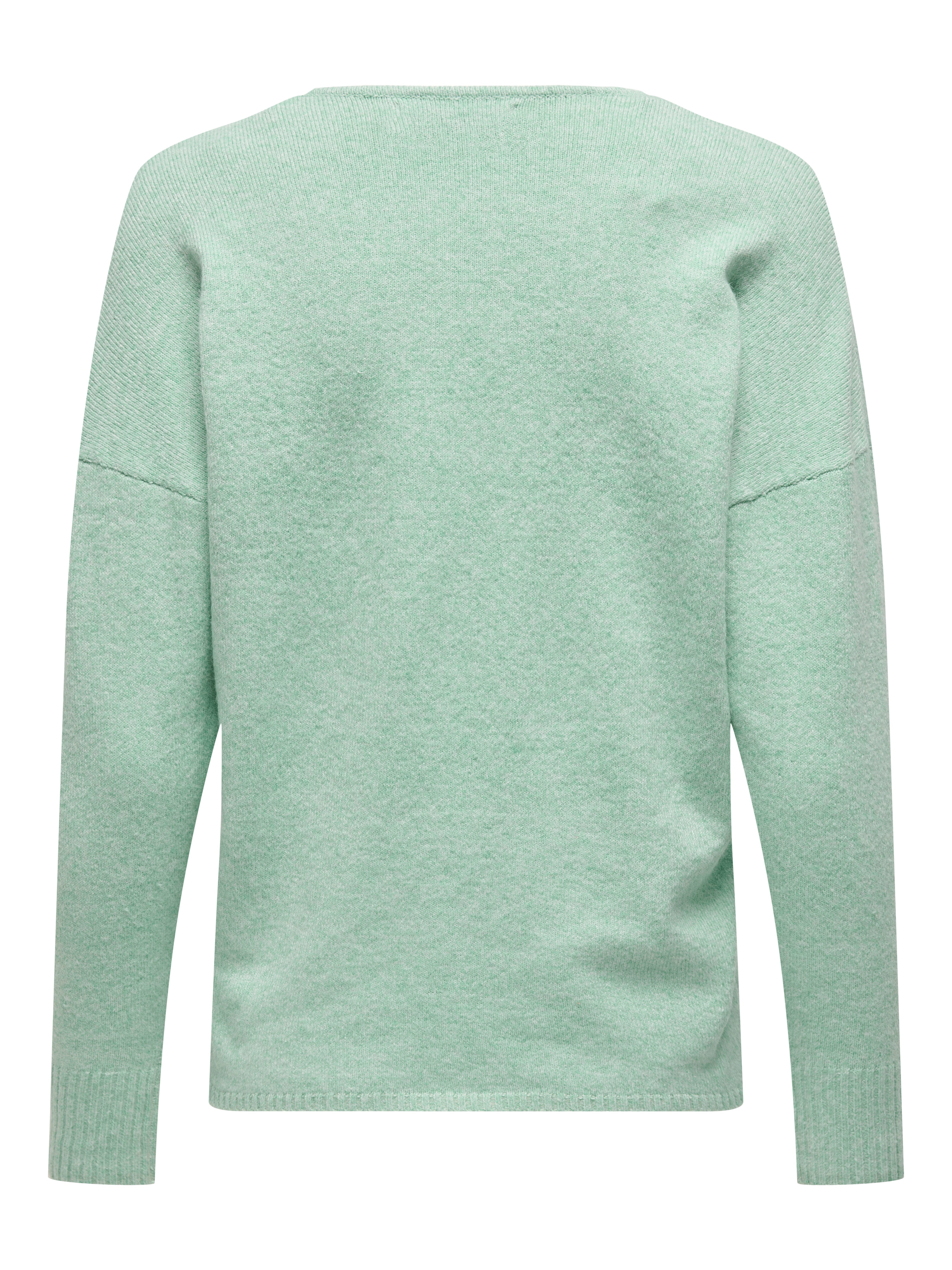 Only Trui met V-hals ONLRICA LIFE L S V-NECK PULLO KNT NOOS