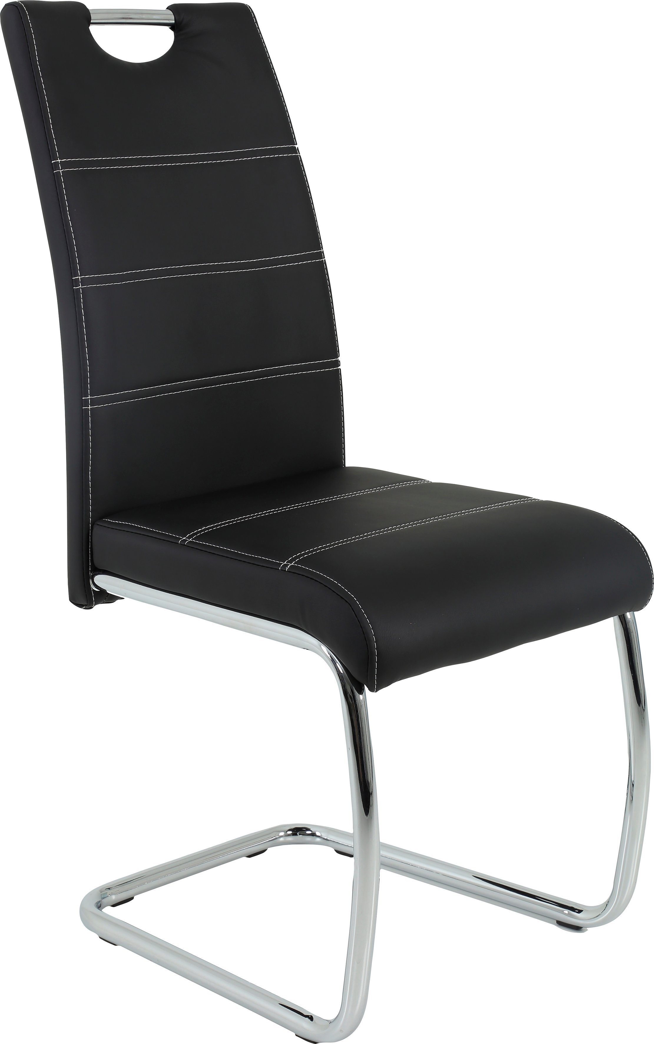 HELA Vrijdragende stoel Flora, eetkamerstoelen 1, 2 of 4 stuks, vrijdragende stoel