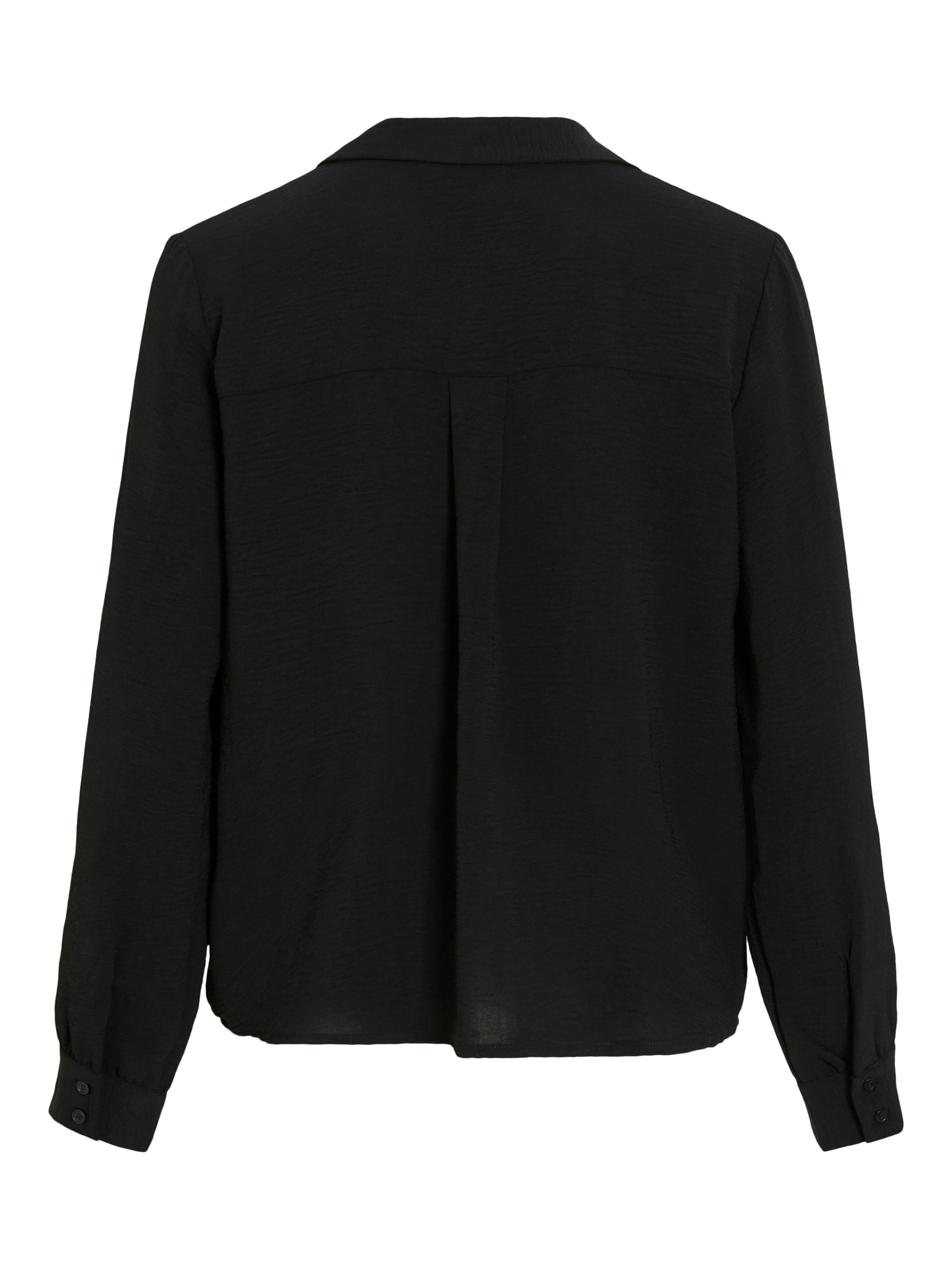 Vila Blouse met lange mouwen VIJOSA L/S V-NECK SHIRT - NOOS