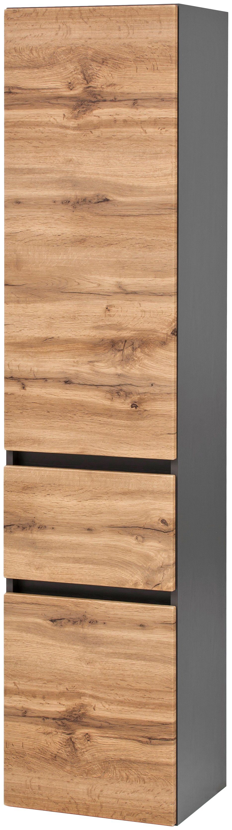welltime Smalle kast Kaunas 40 cm breed, met laden, met soft-close functie