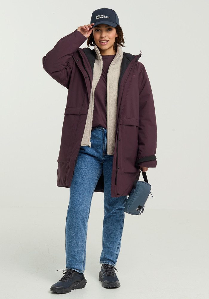 Jack Wolfskin Functioneel jack WINTERTIDE JKT W Verwarmend, winddicht, overgangsjas