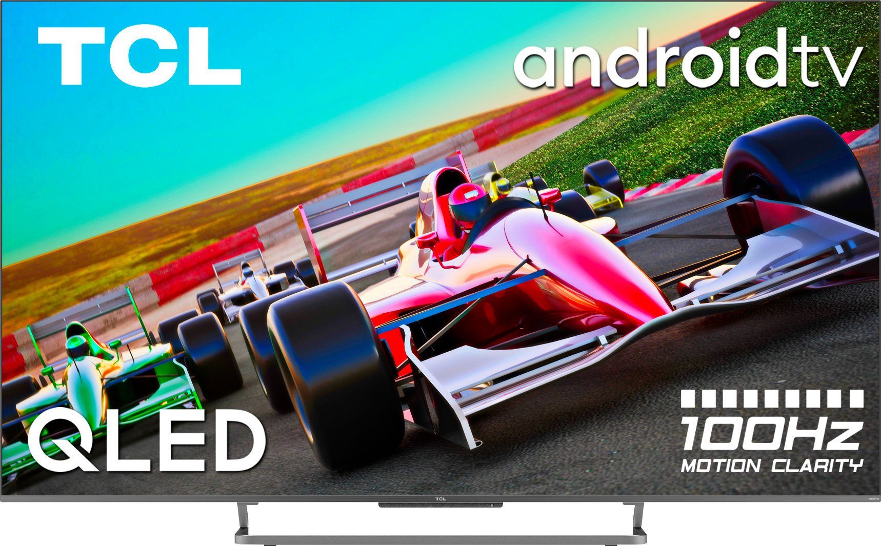 TCL QLED-TV 75C728X1, 189 cm / 75", 4K Ultra HD, Android TV, Android 11, Onkyo-geluidssysteem, gaming tv