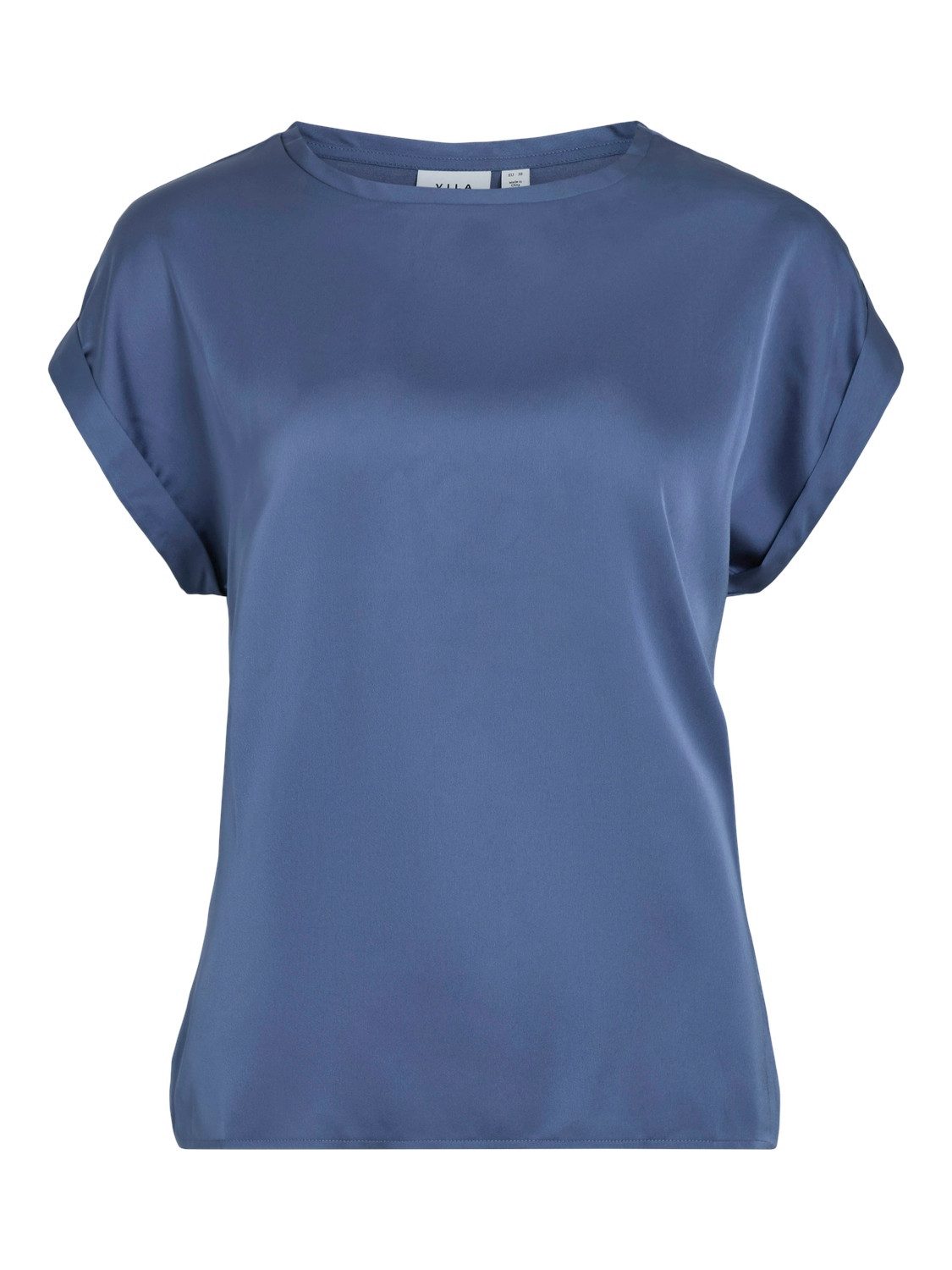 Vila Shirt met korte mouwen VIELLETTE S S SATIN TOP NOOS