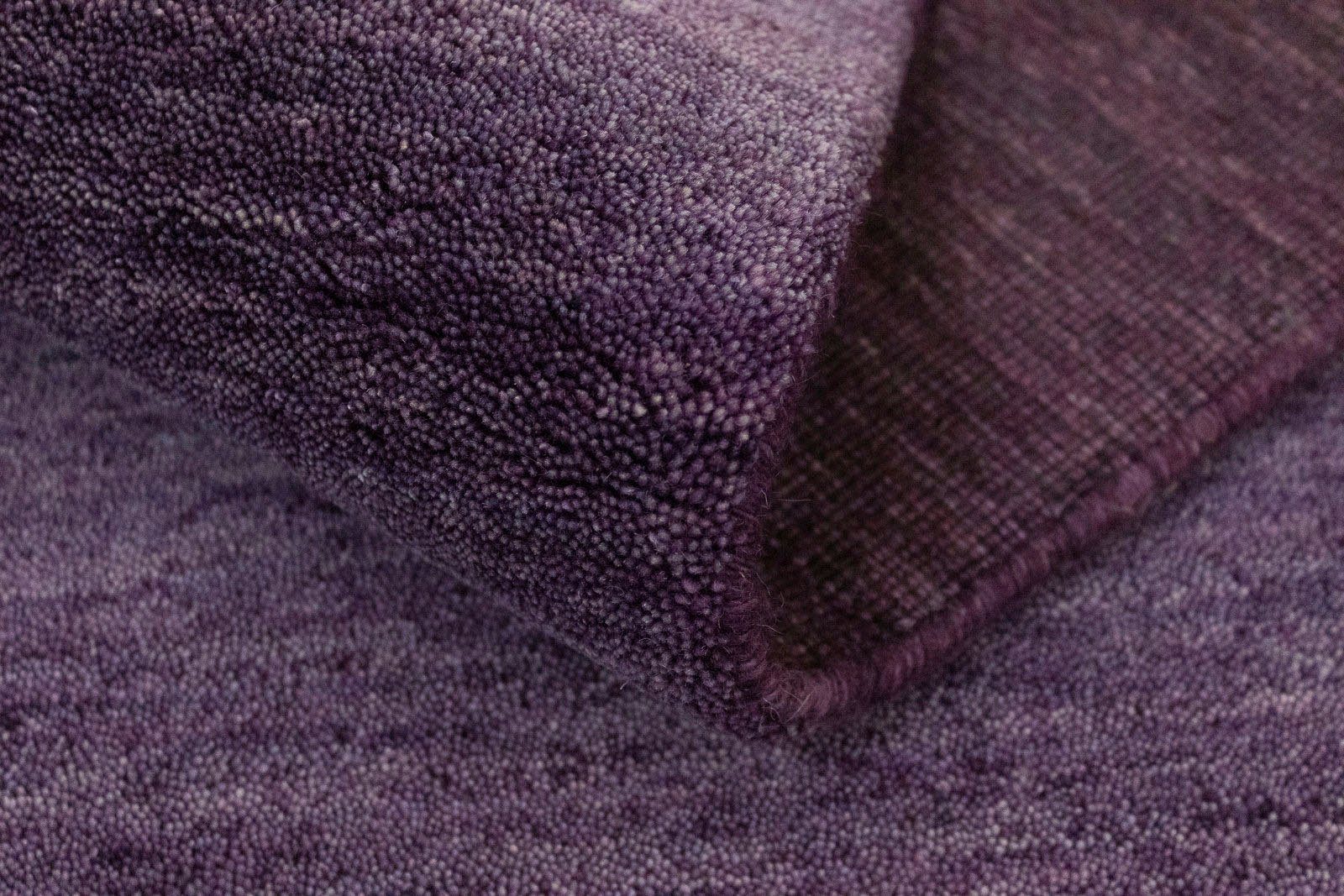 morgenland Wollen kleed Uni - Gabbeh tapijt - Softy Gabbeh look, uni kleuren, 100% wol, zeer zachte pool, woonkamer