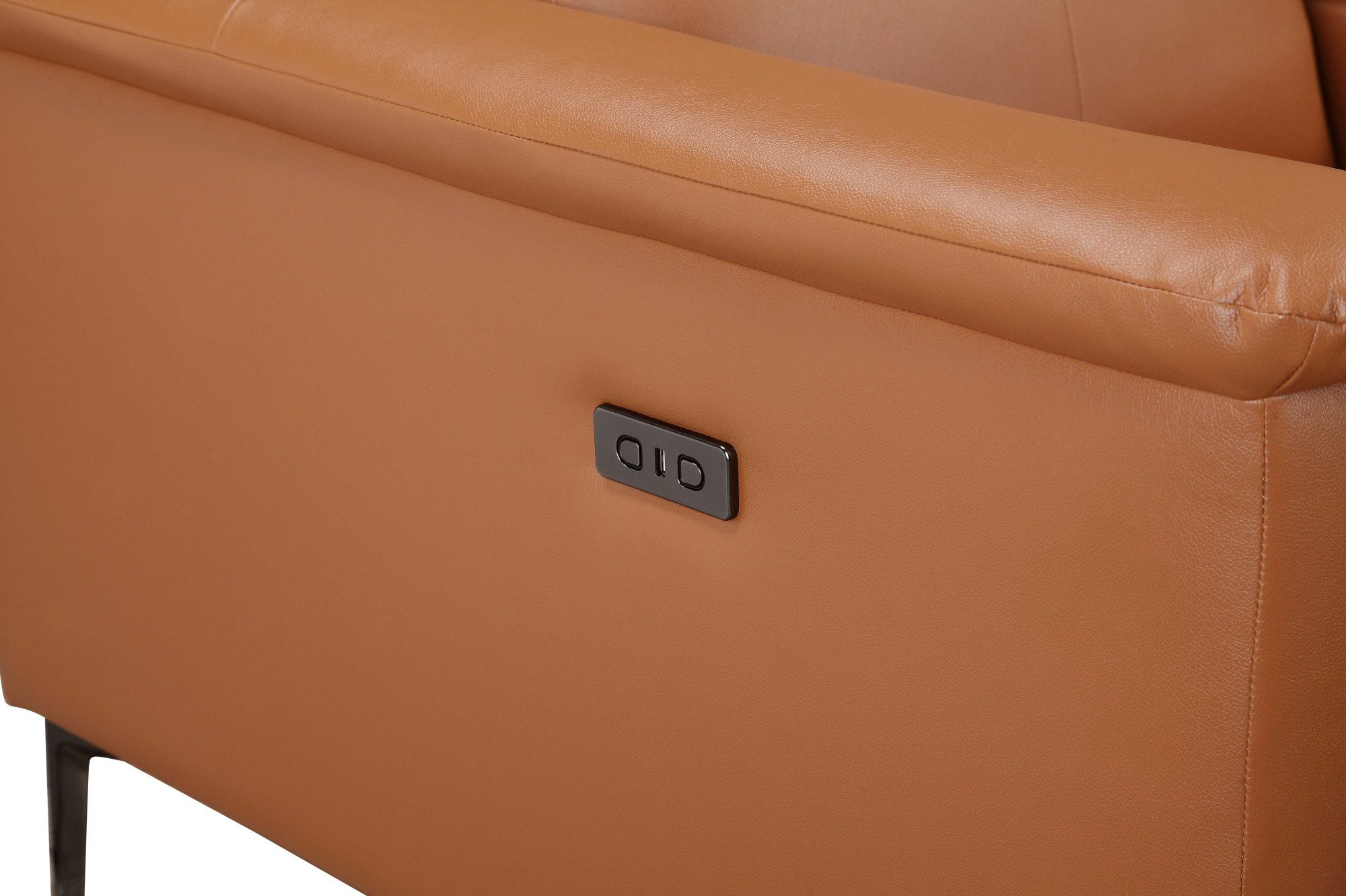 Places of Style 2-zitsbank Lund, 2-zits bioscoopbank, tv-fauteuil, multimedia-sofa, USB-A met elektrische of handmatige relaxfunctie, bekerhouder en opbergruimte