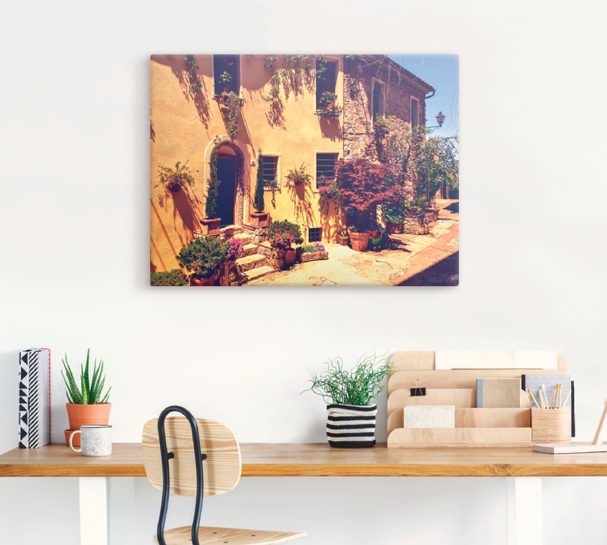 Artland Artprint Siena Toscane als artprint op linnen, poster, muursticker in verschillende maten