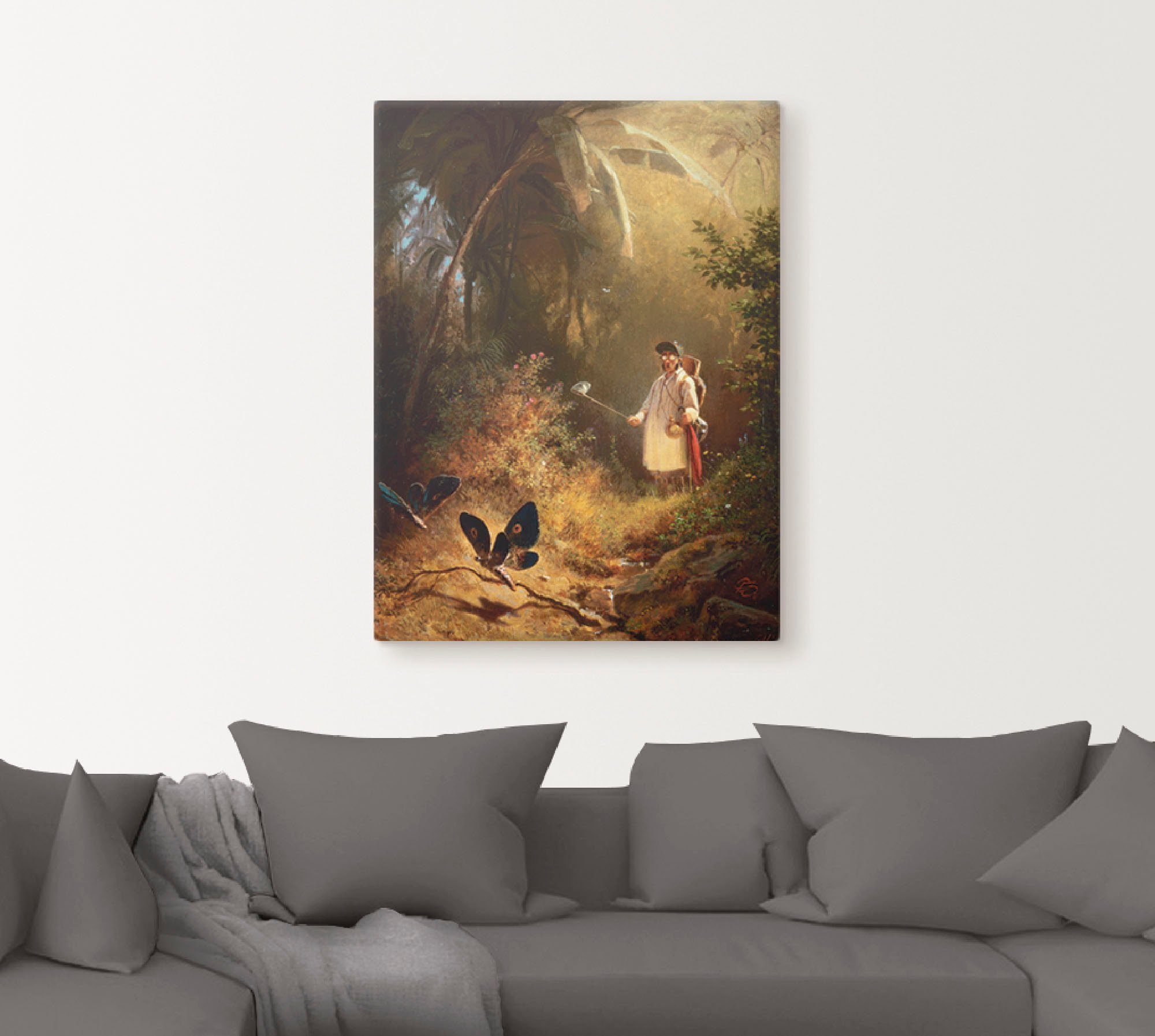 Artland Artprint De vlindervanger als artprint op linnen, poster in verschillende formaten maten