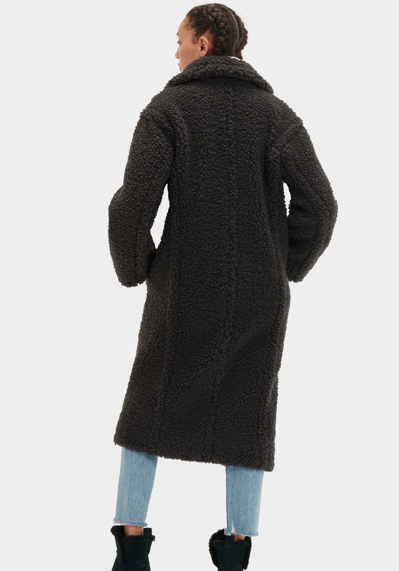 UGG Lange jas van imitatiebont W GERTRUDE LONG TEDDY COAT