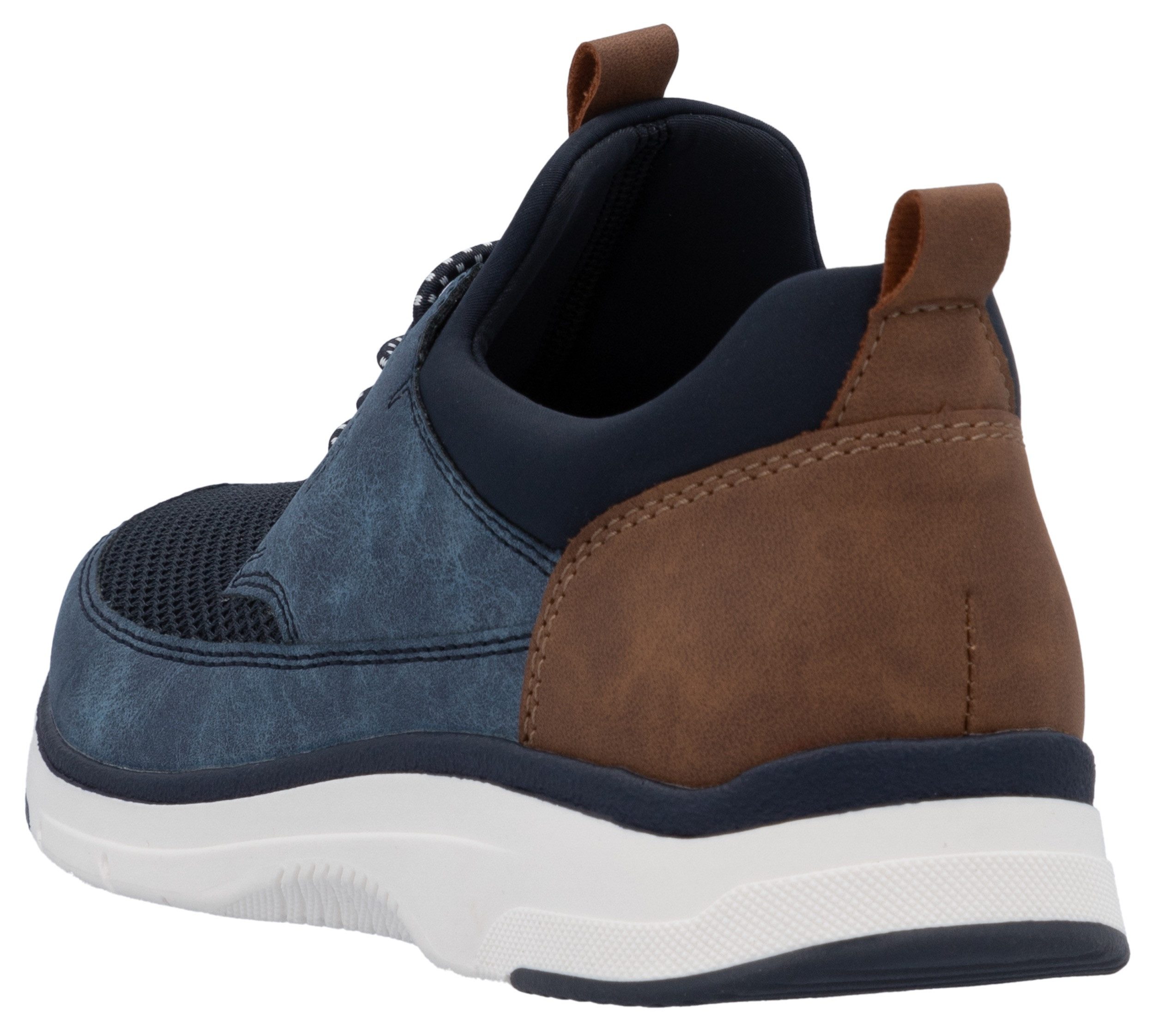 Rieker Slip-on sneakers , vrijetijdsschoen, lage schoen, instapschoen met elastiek