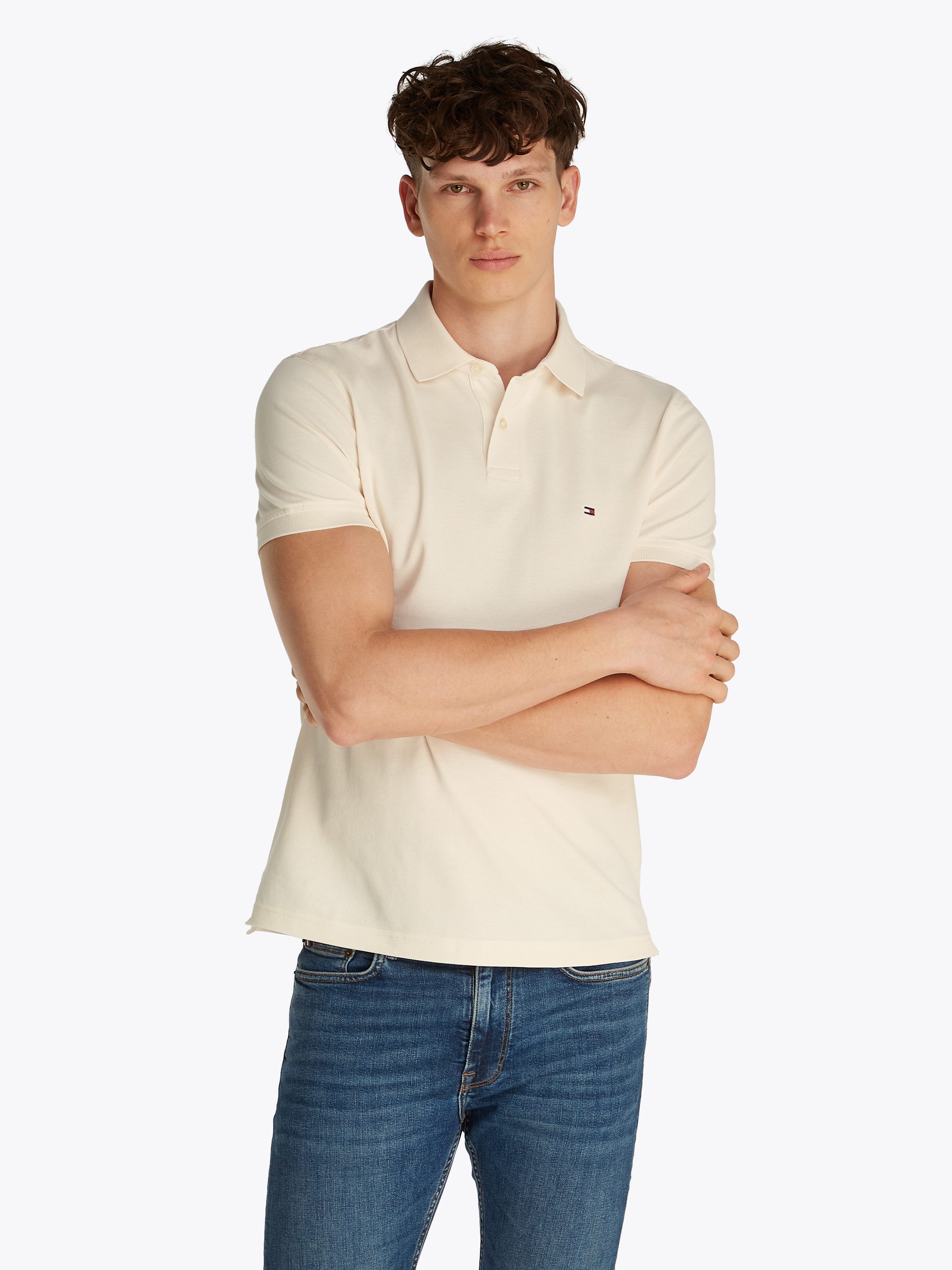 Tommy Hilfiger Poloshirt 1985 REGULAR POLO van hoogwaardige katoen-piqué-kwaliteit