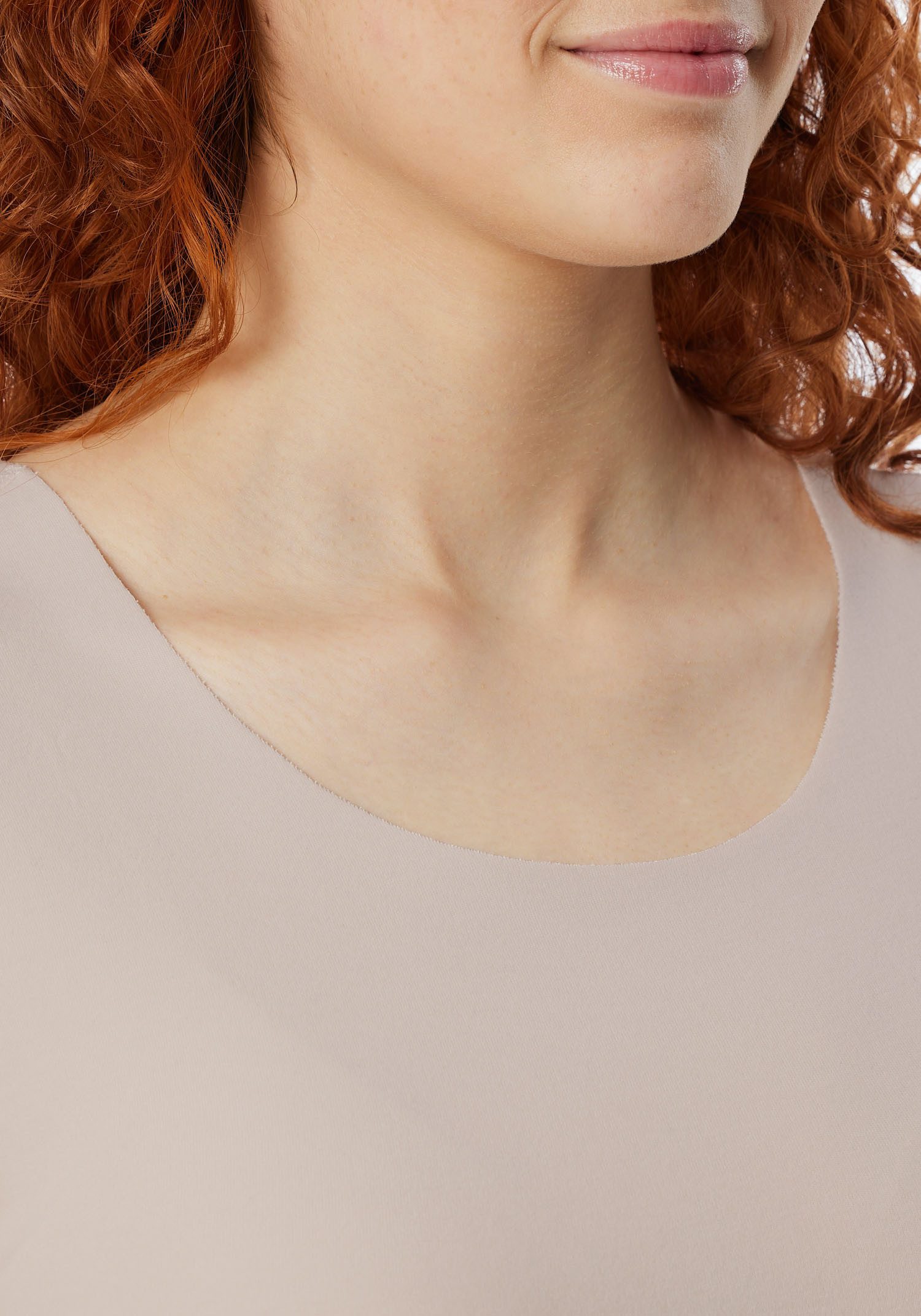 Schiesser Shirt met lange mouwen INVISIBLE SOFT WARMING met open gesneden randen en platte naden