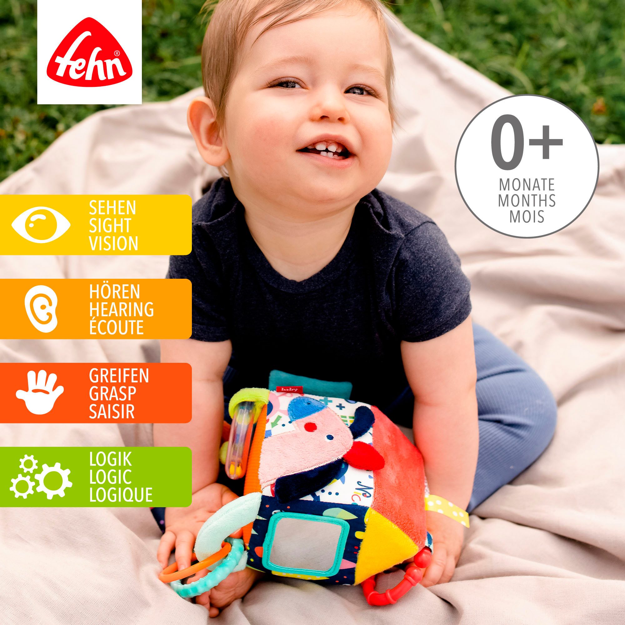 Fehn Grijpspeeltje COLOR Friends, activiteitshuis