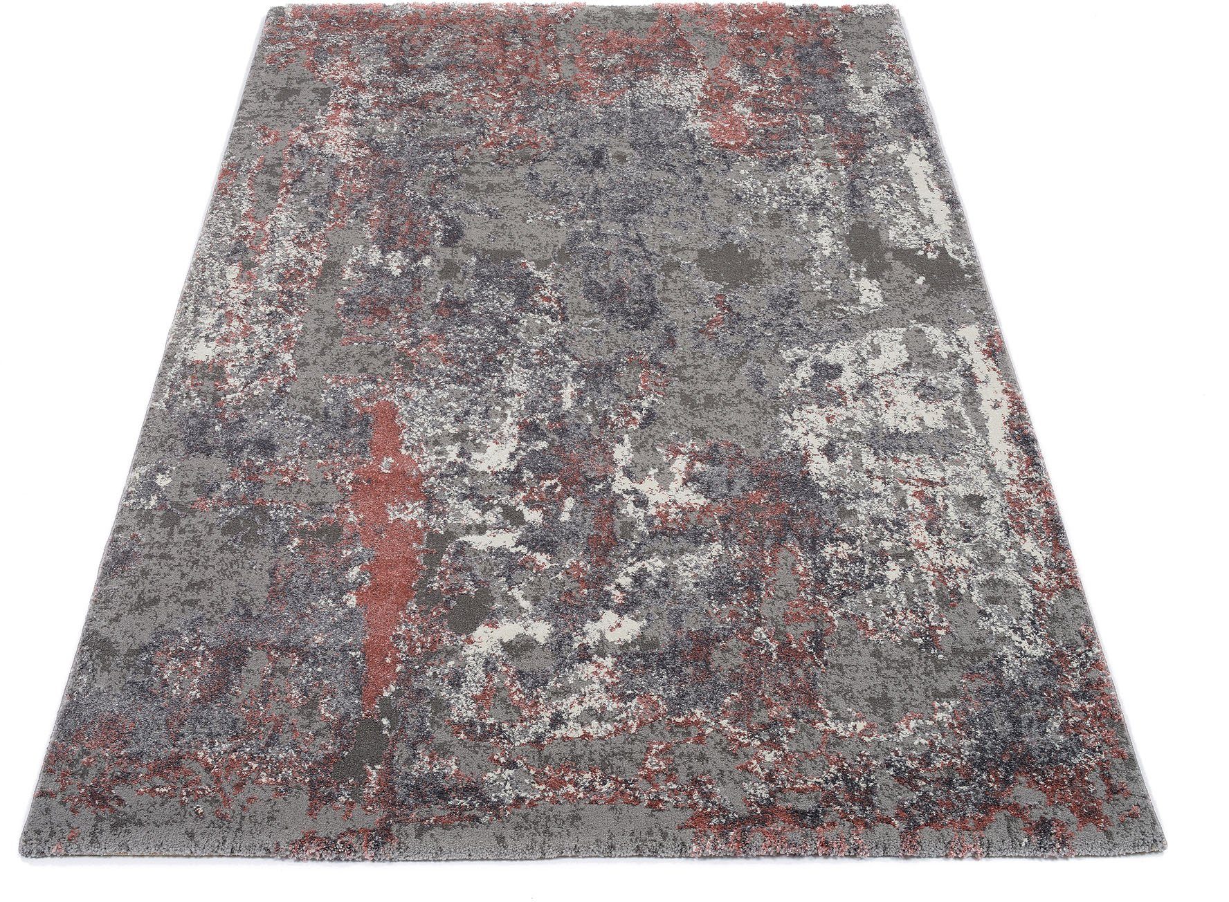 OCI DIE TEPPICHMARKE Vloerkleed Juwel Liray Korte pool, woonkamer, marmer look, reliëfeffect