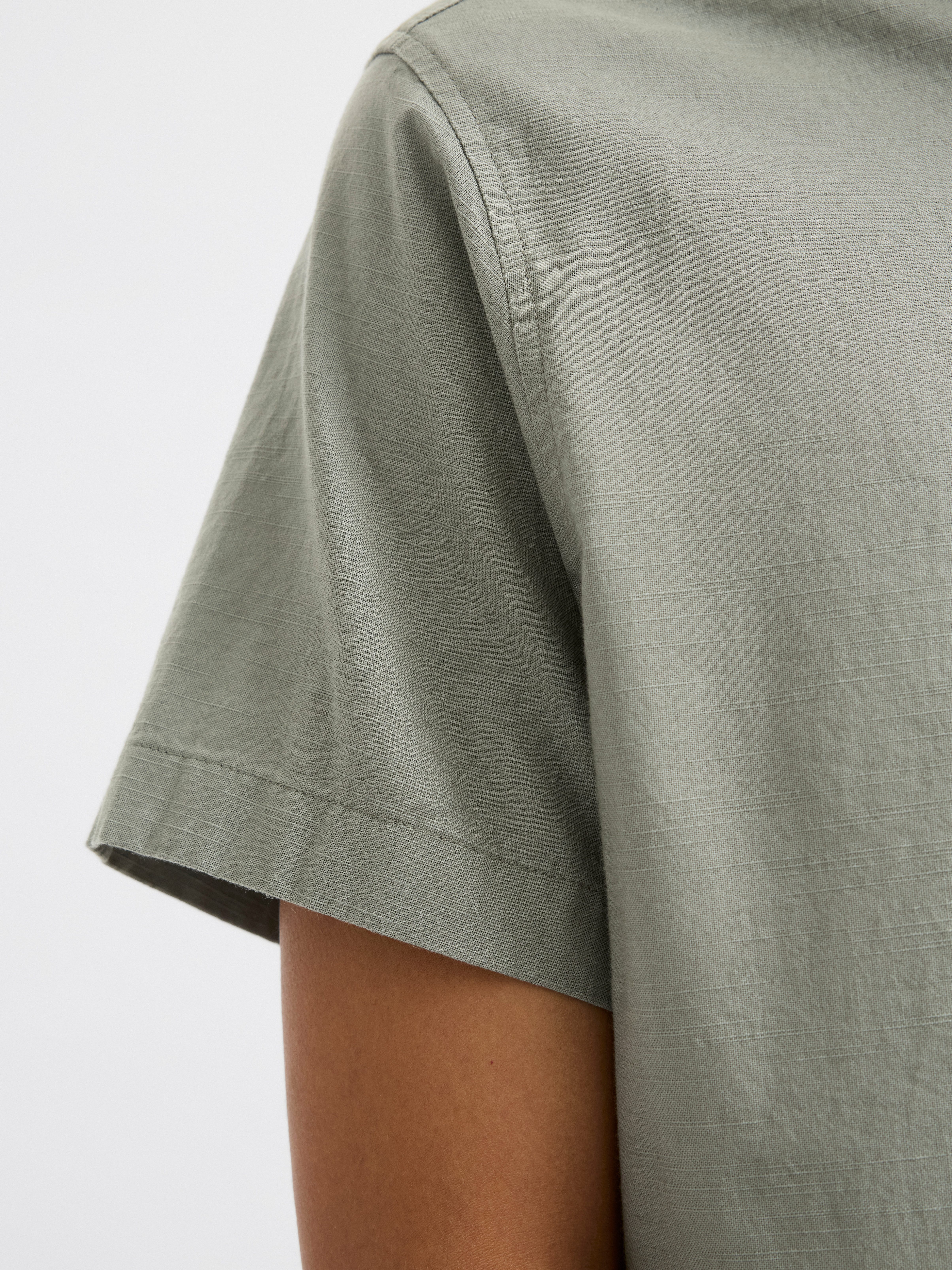 Jack & Jones Overhemd met korte mouwen JJPIERRE SLUB SHIRT SS