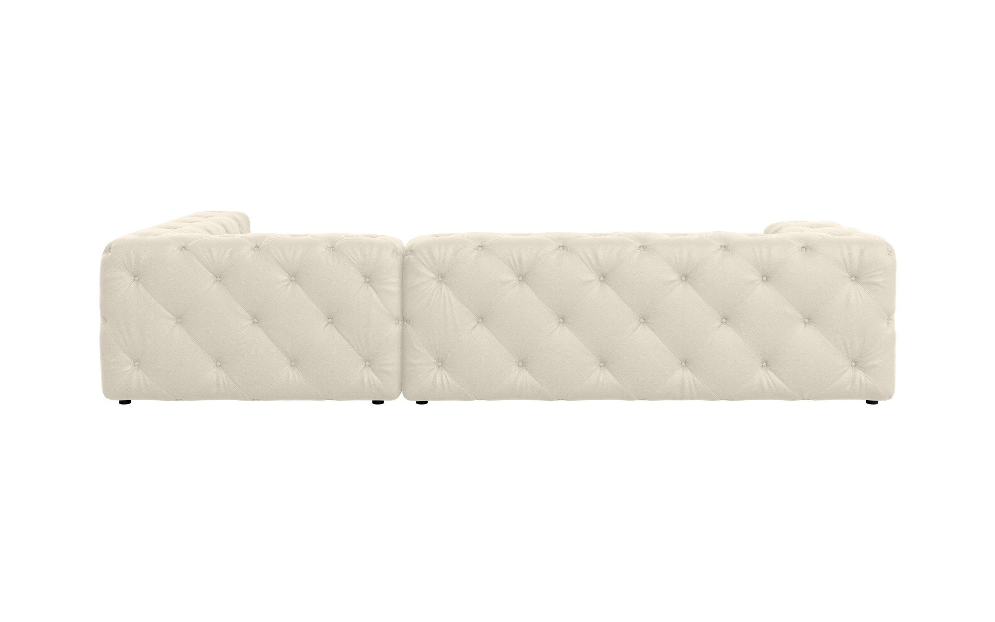 Places of Style Hoekbank FOLLINA L-vorm, met klassieke Chesterfield-knoopstiksels