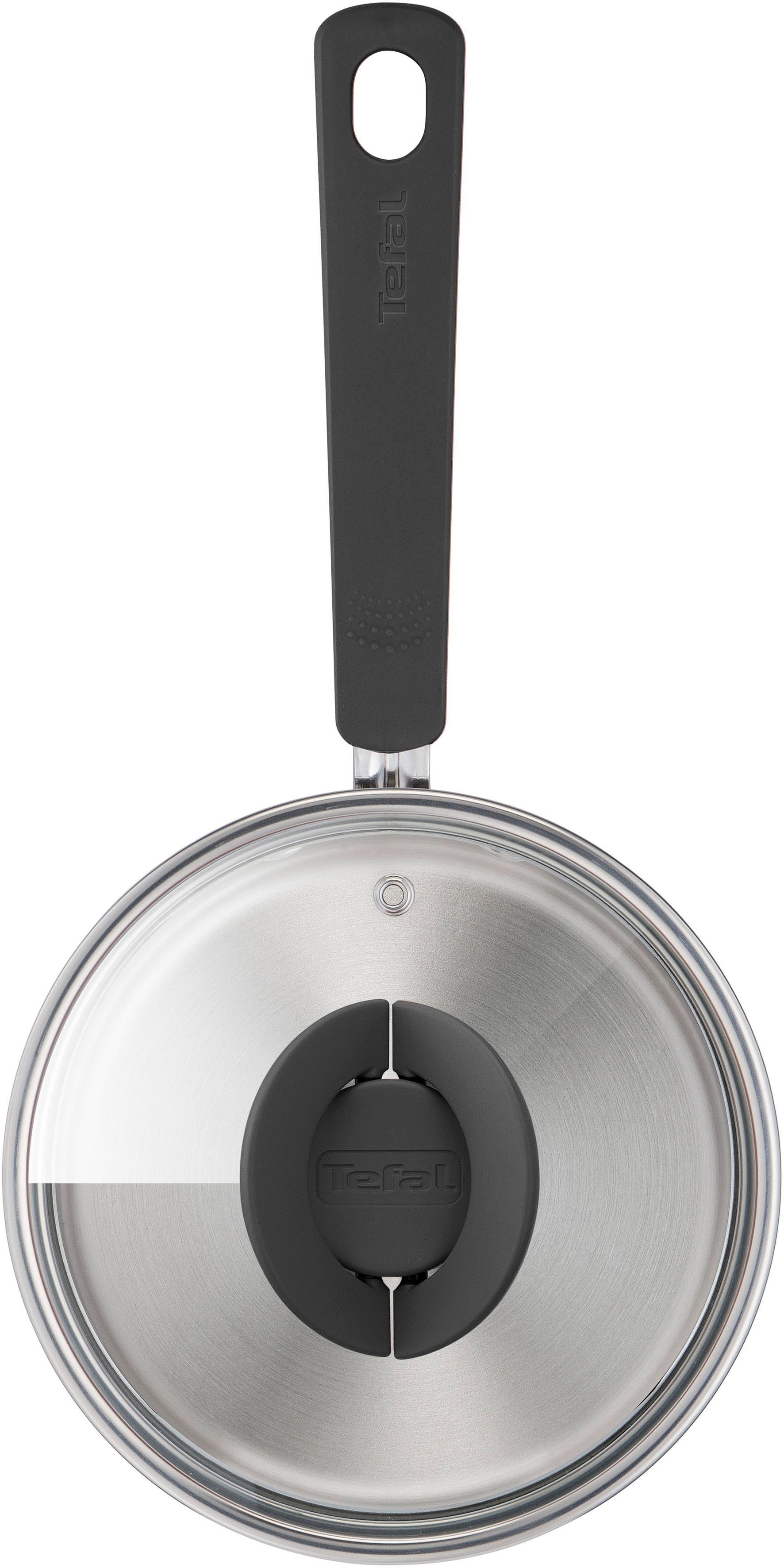 Tefal Pannenset G7376S Opti'Space Thermo-Fusion-bodem, voor alle kookplaten inclusief inductie (set, 6-delig)