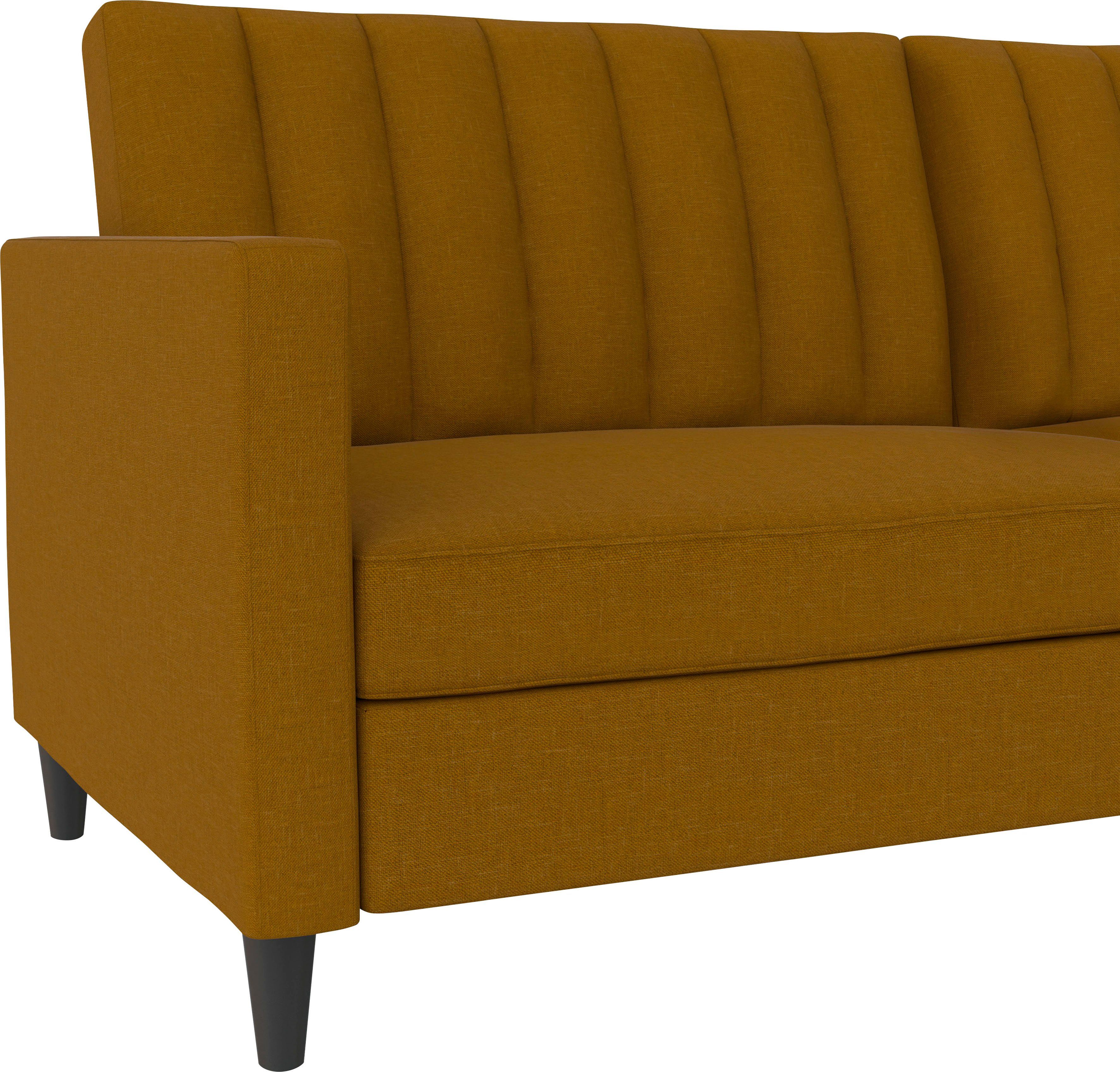 Dorel Home 3-zitsbank Celine Rugleuning 2-delig en 3-voudig verstelbaar, zithoogte 43 cm