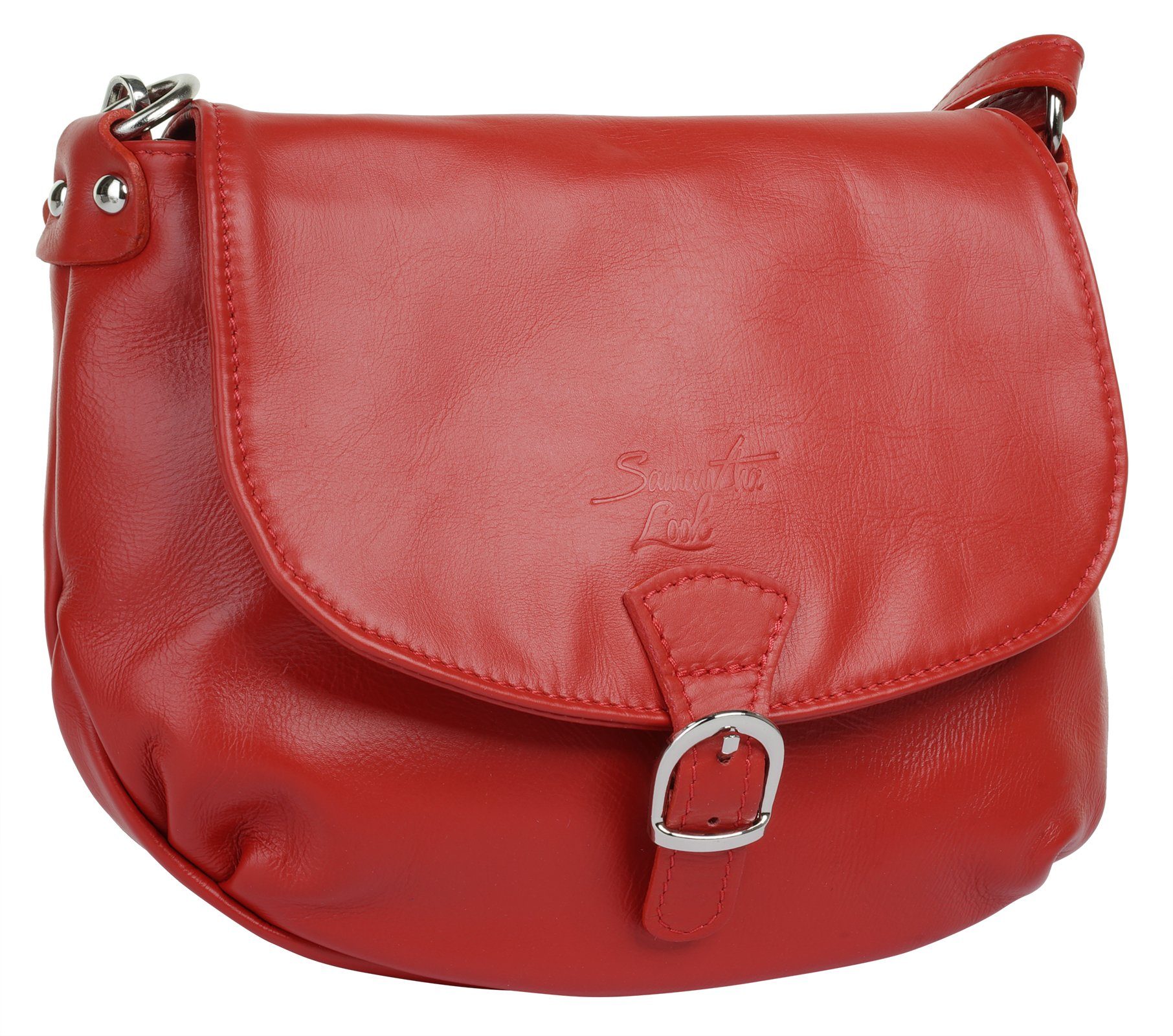 Samantha Look Schoudertas echt leer, made in italy