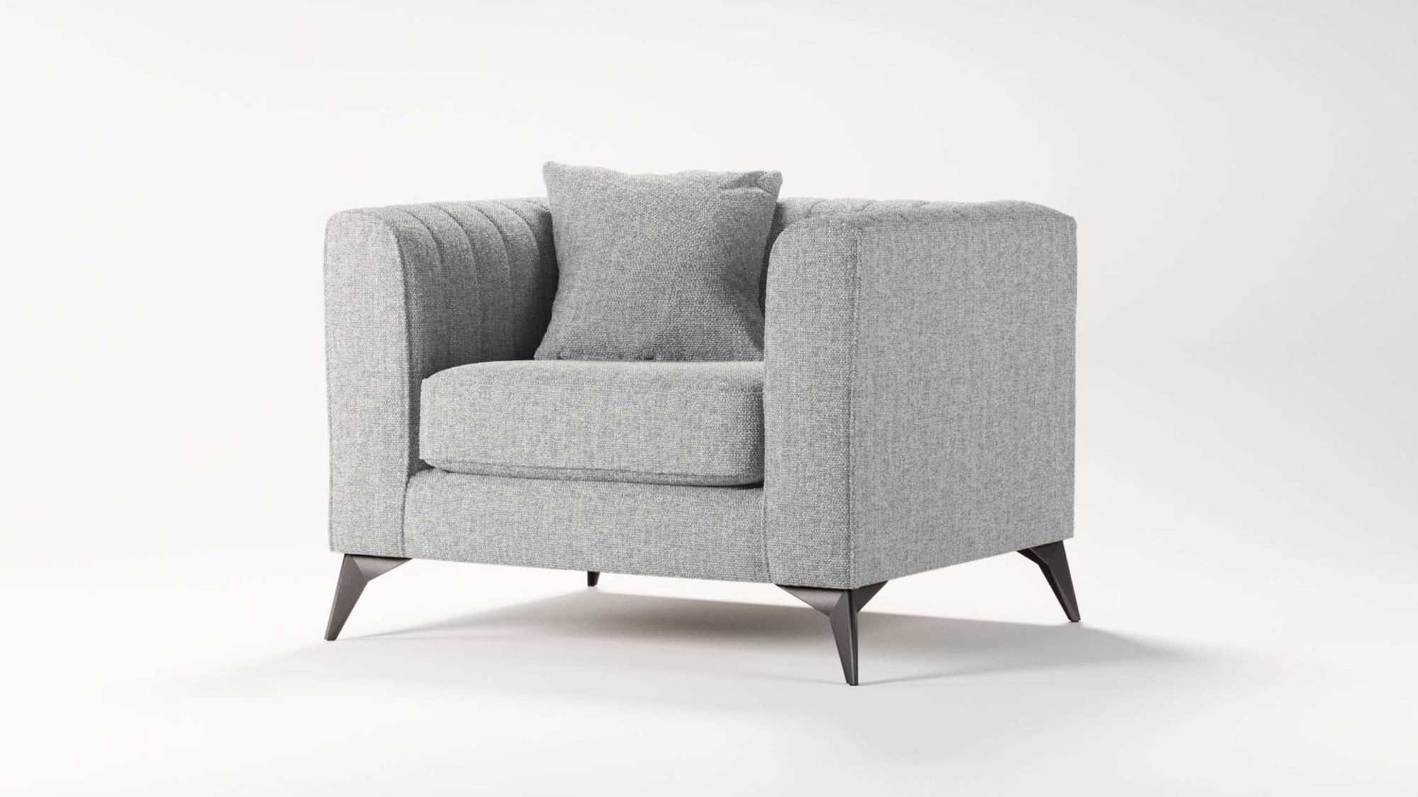 Places of Style Fauteuil MATTHEW loungestoel, afmetingen B/D/H: 99/86/74 cm