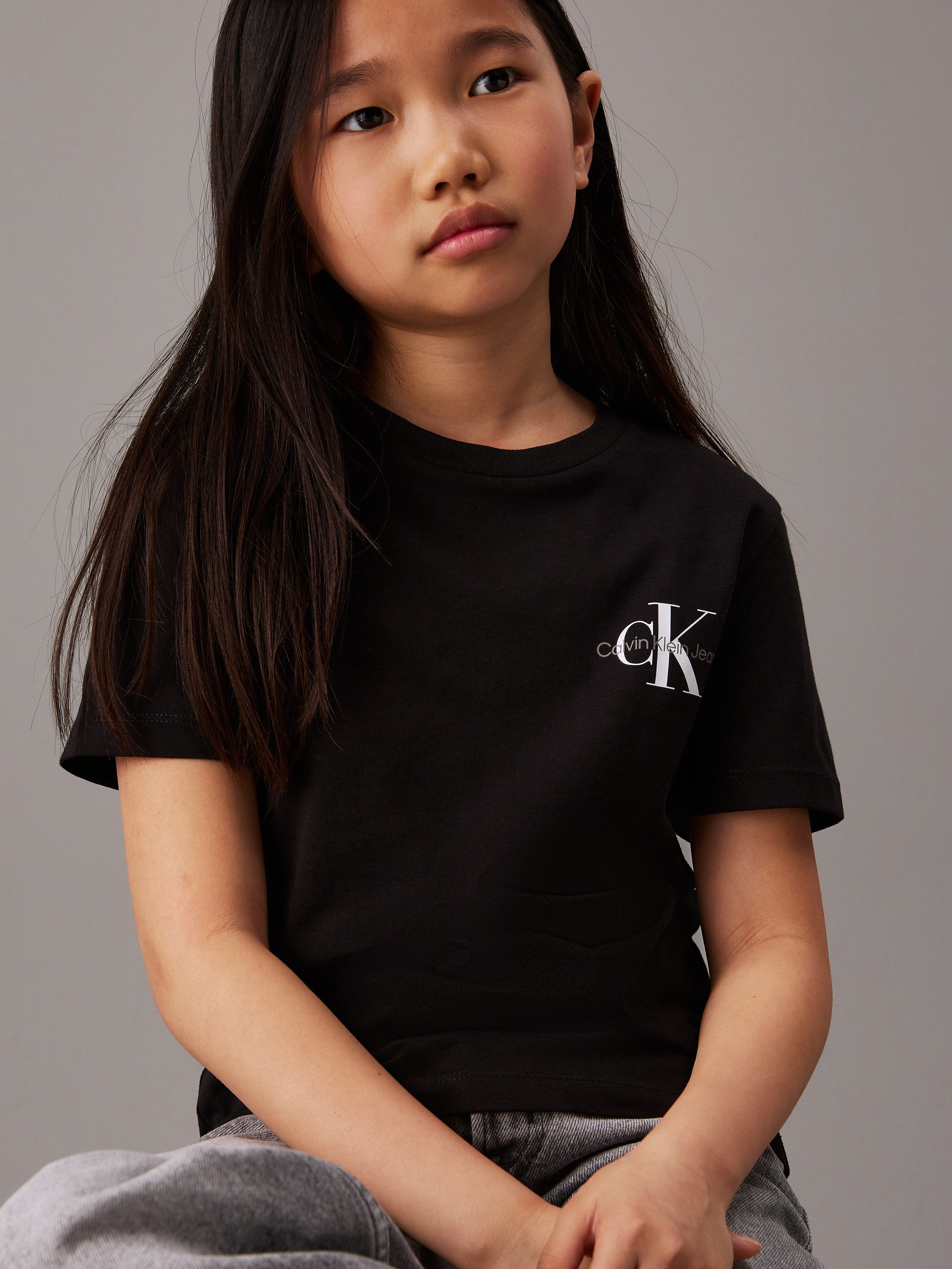 Calvin Klein T-shirt CHEST MONOGRAM T-SHIRT voor kinderen tot 16 jaar