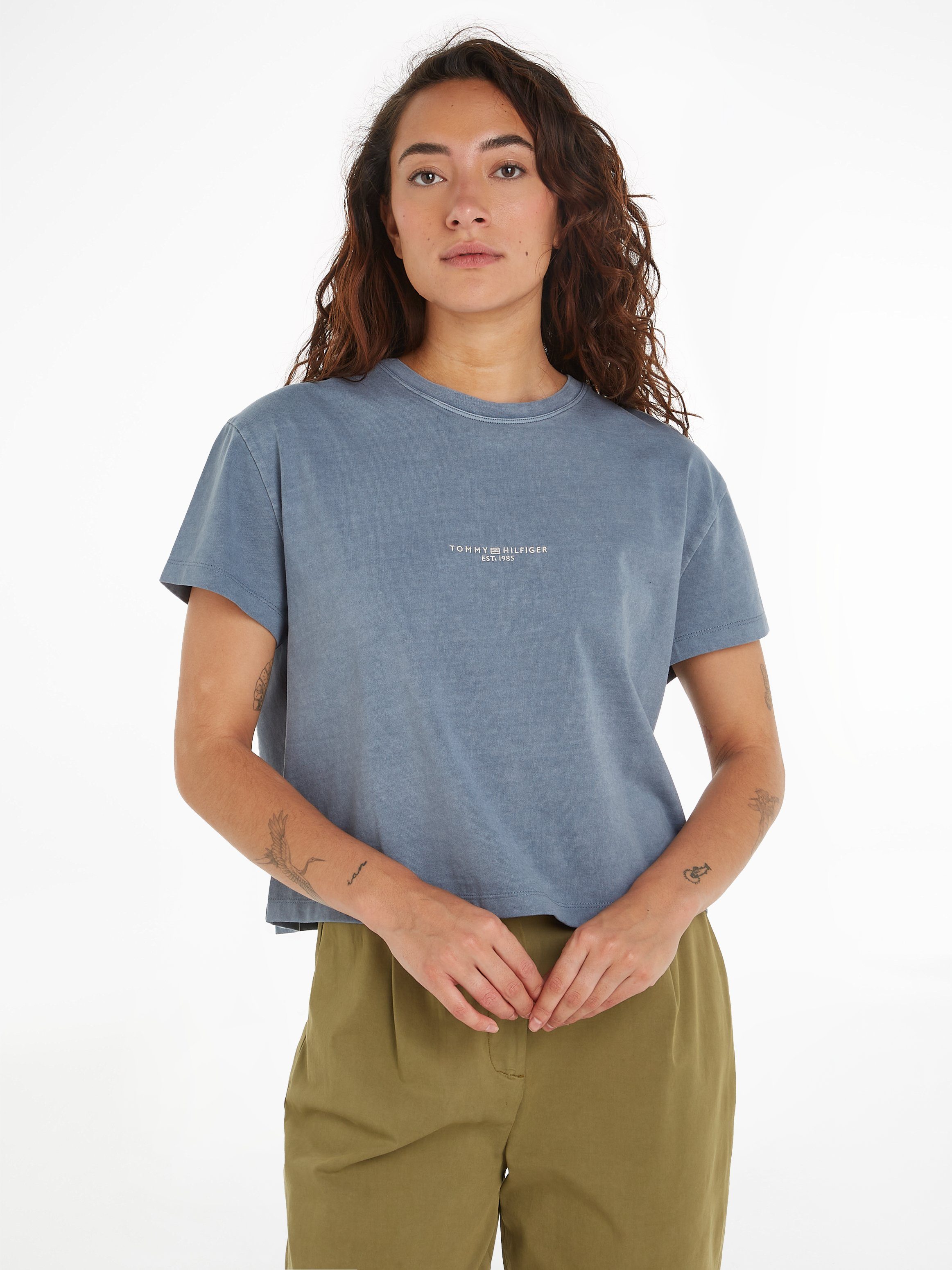 Tommy Hilfiger T-shirt REG MUTED GMD CORP LOGO C-NK SS