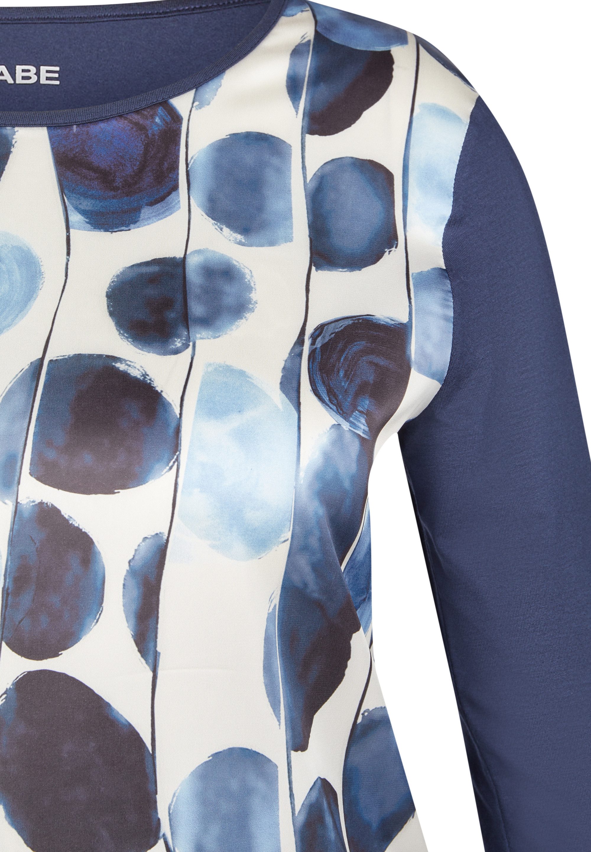 Rabe Shirt met 3/4 mouwen met frontprint