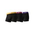 nike underwear boxershort met logoband (set, set van 3) zwart
