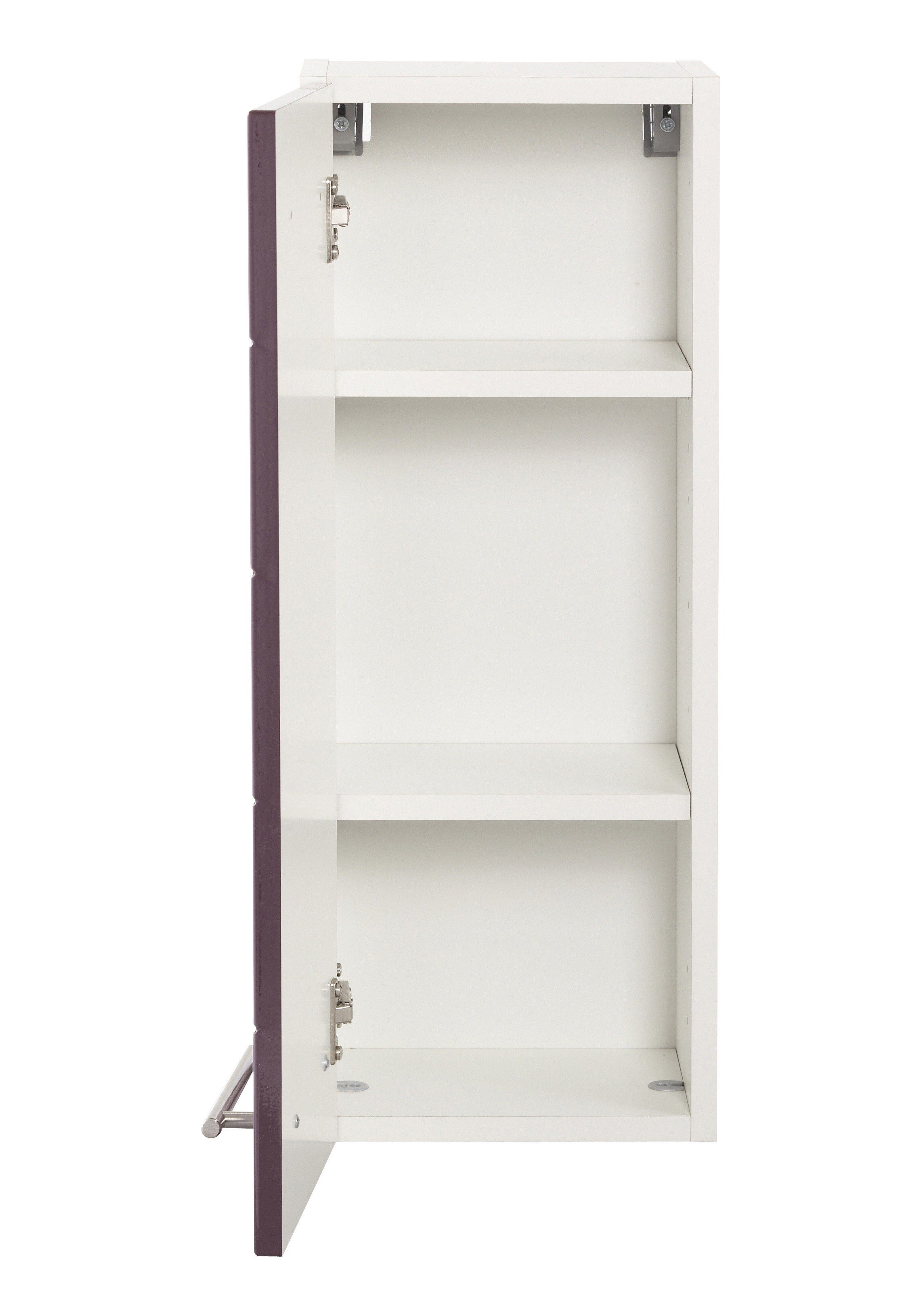 welltime Hangend kastje PORTO Breedte 25 cm, met hoogglanzende fronten