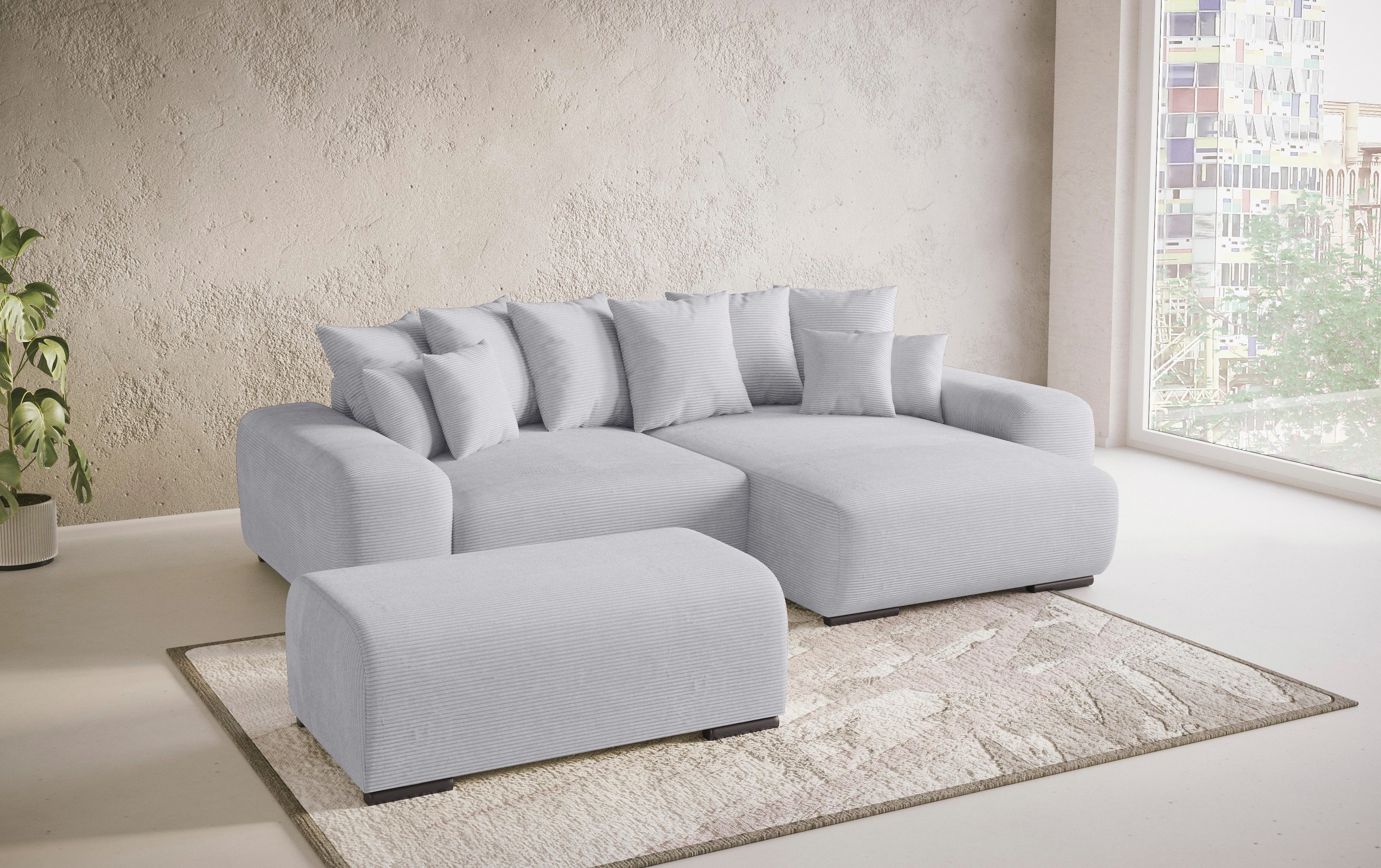 Mr. Couch Hoekbank Sundance, L-vorm Permanente slaper met bed, bedbox, tot 140 kg belastbaar
