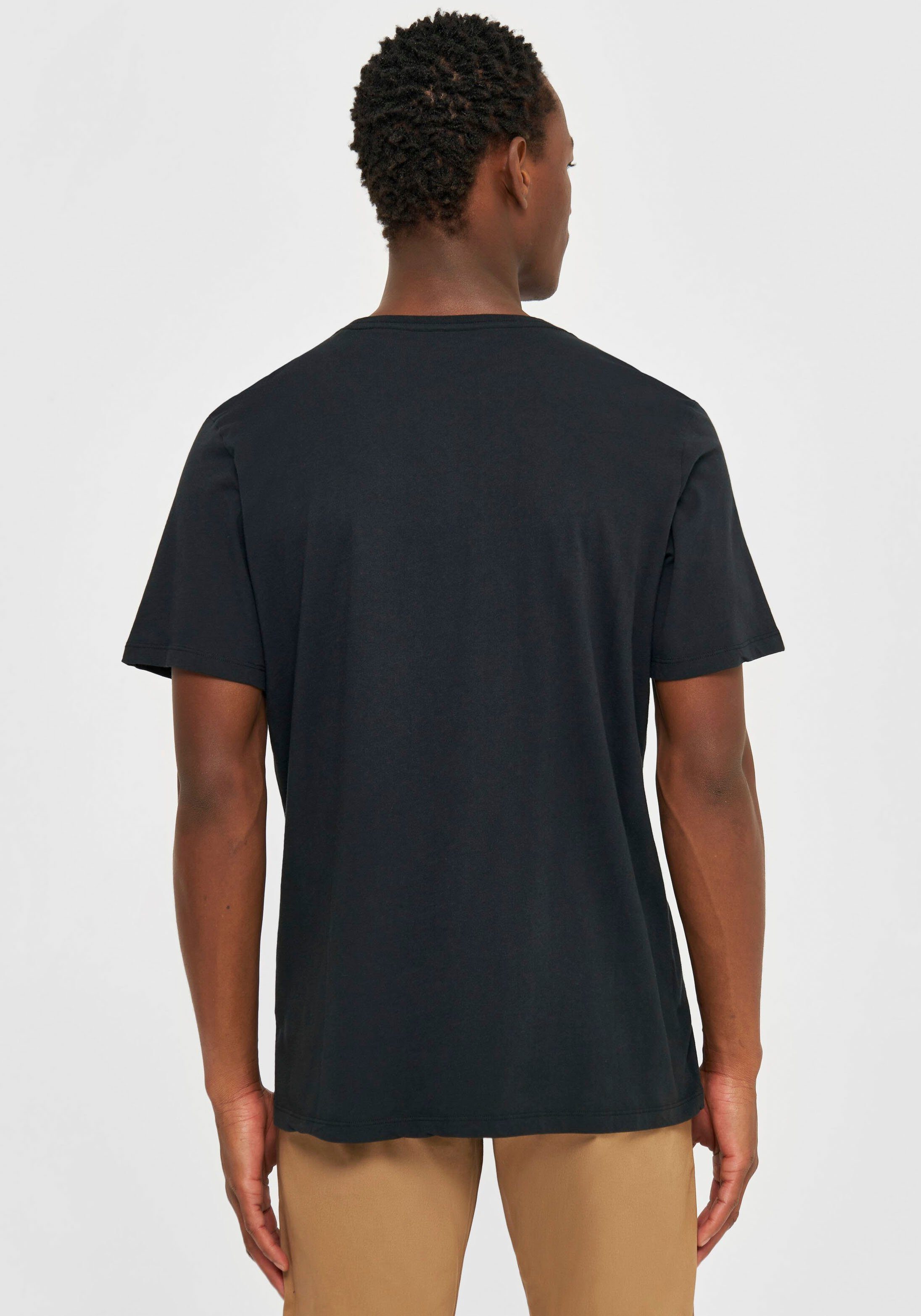 KnowledgeCotton Apparel T-shirt Basic shirt met rechte pasvorm