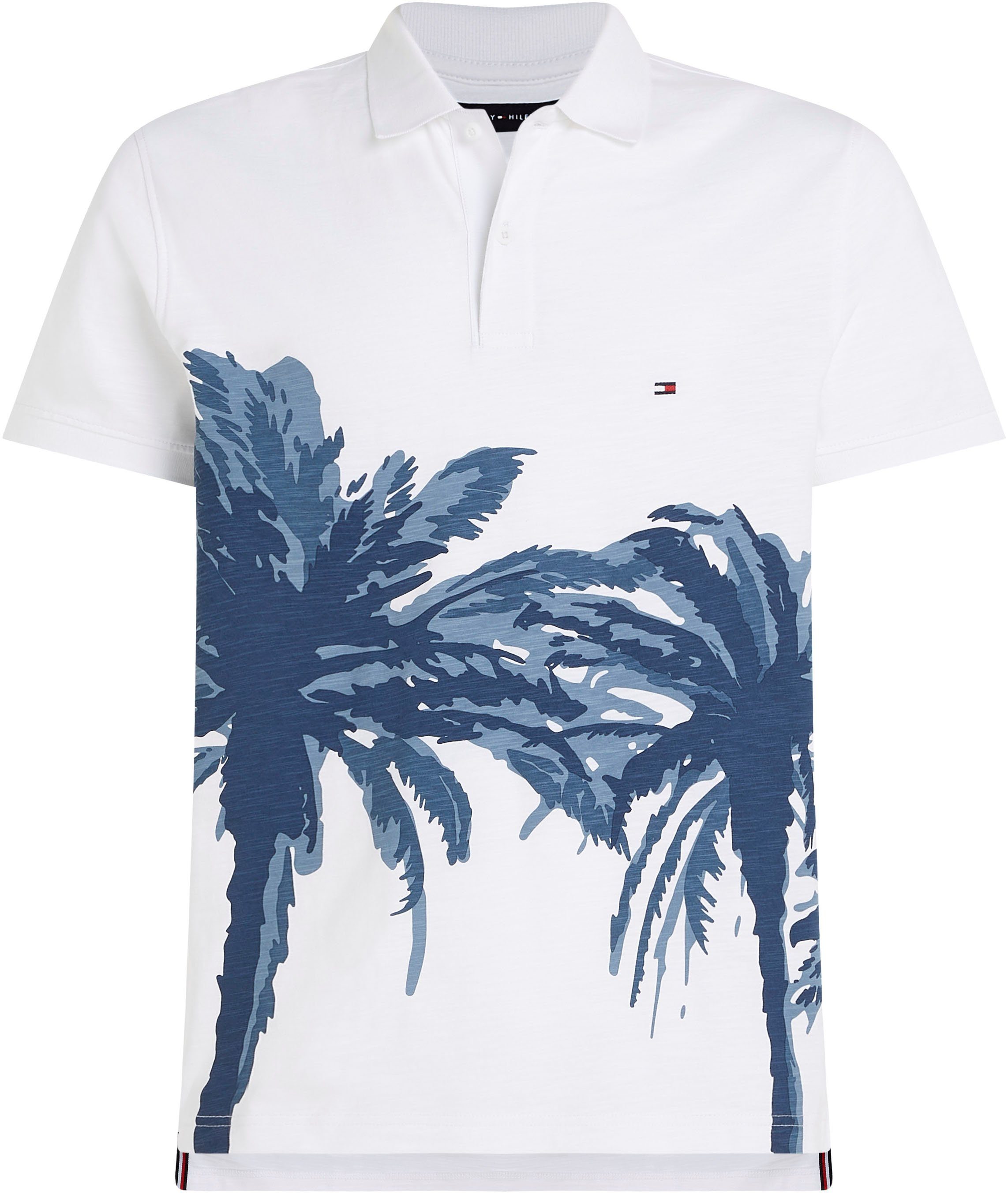 Tommy Hilfiger Poloshirt PALM PLACEMENT PRINT REG POLO