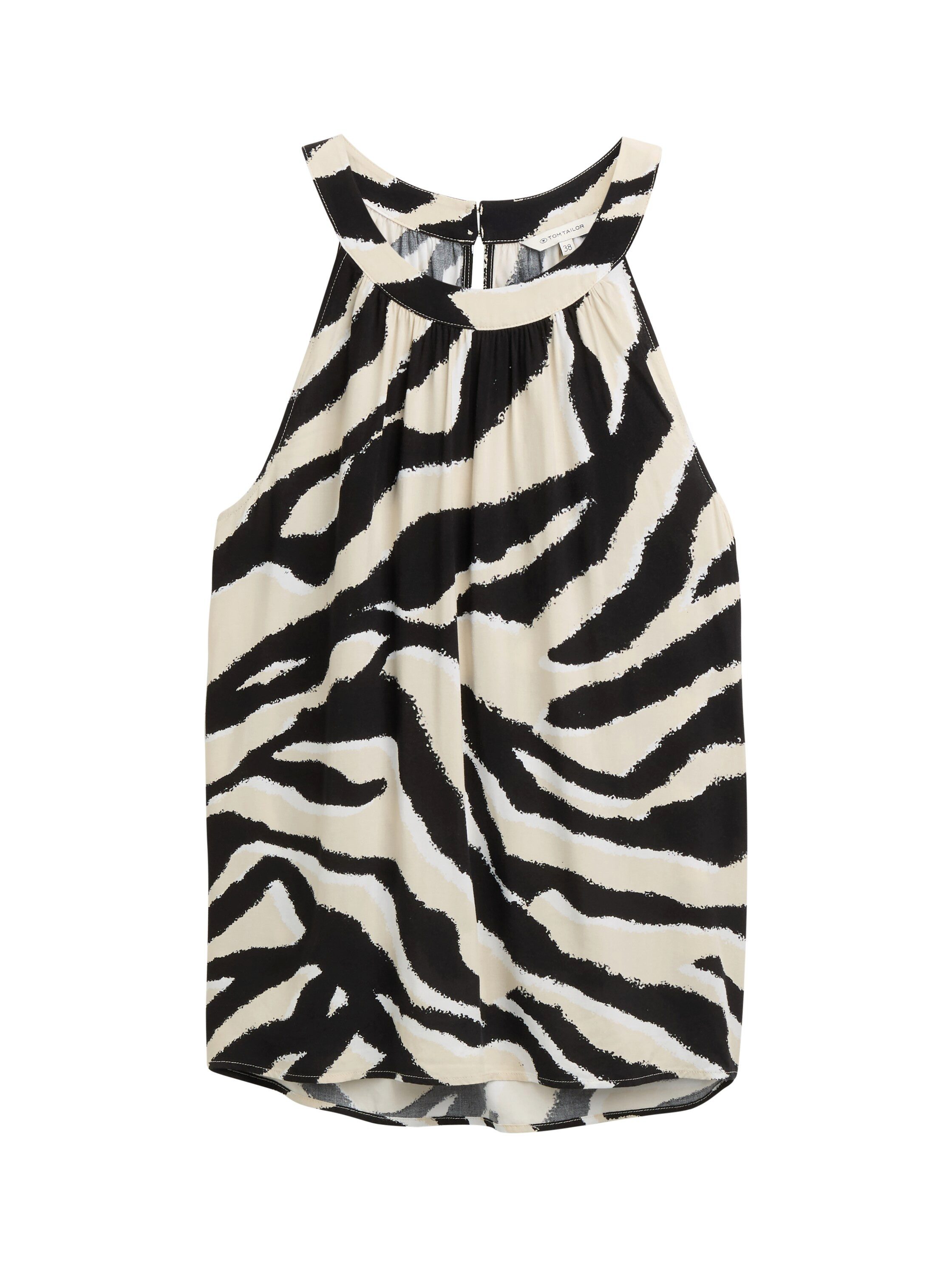 Tom Tailor Top met halter halslijn