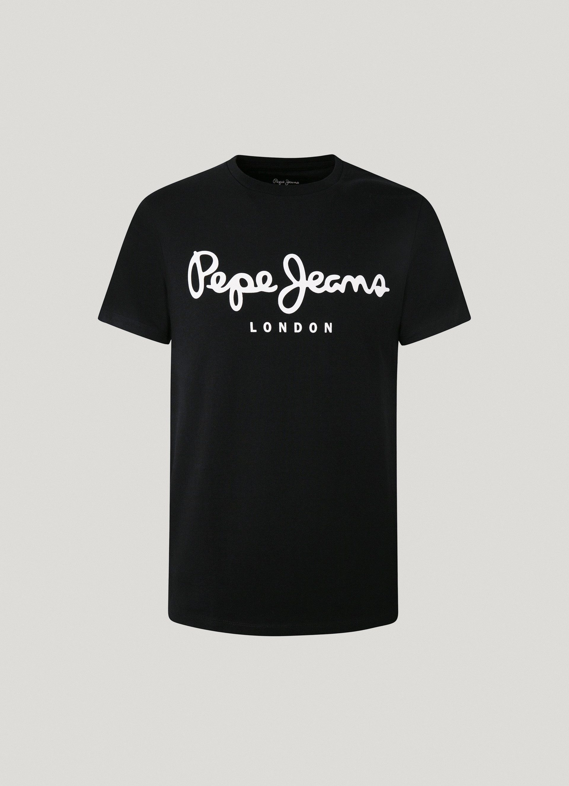 Pepe Jeans T-shirt met merkprint voor
