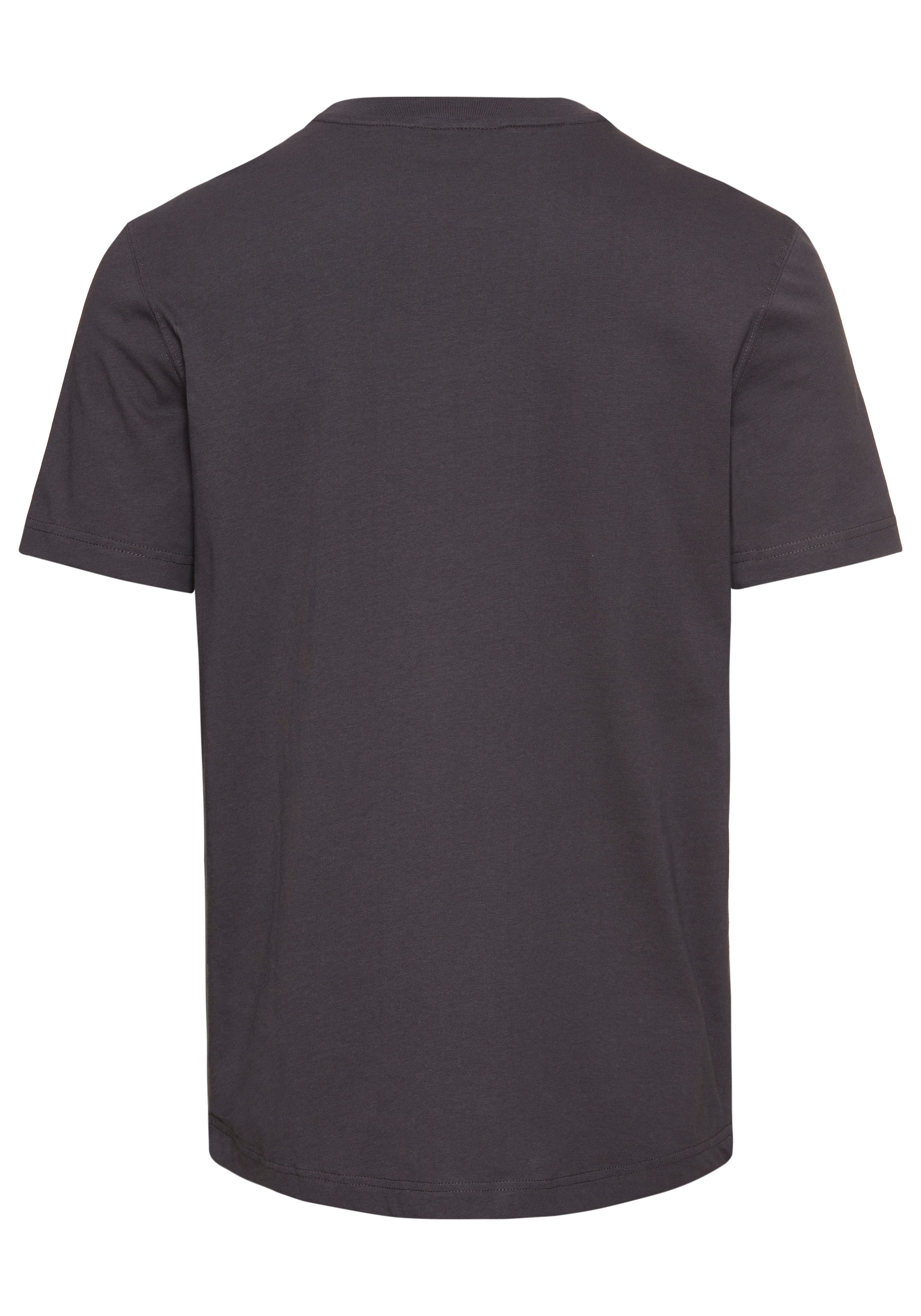 Bruno Banani Lang shirt met een afgeronde zoom