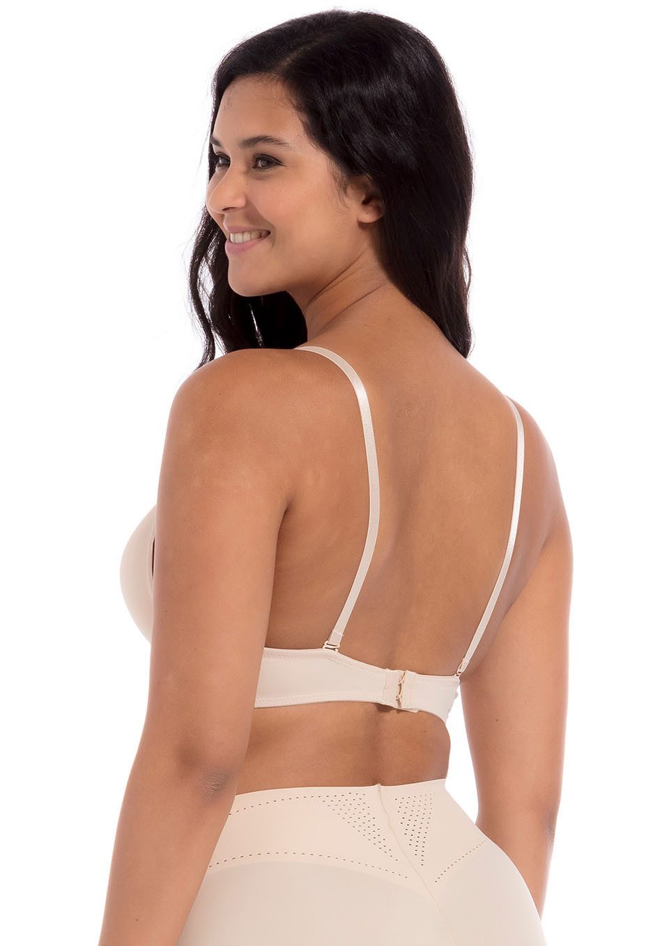 Magic Body Fashion Beugelloze-bh V-Bra extreem diep vallende halslijn en extra diepe rug