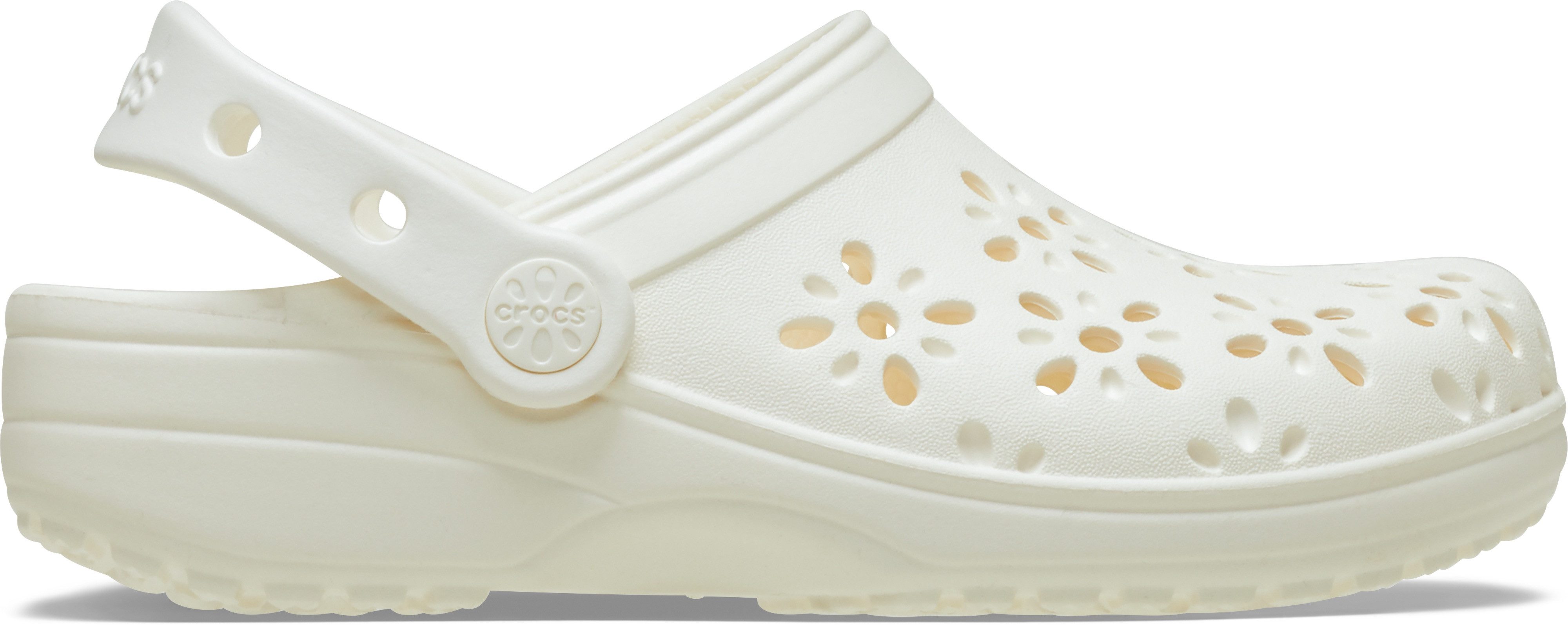 Crocs Clogs Classic Floral Cut Out Clog
