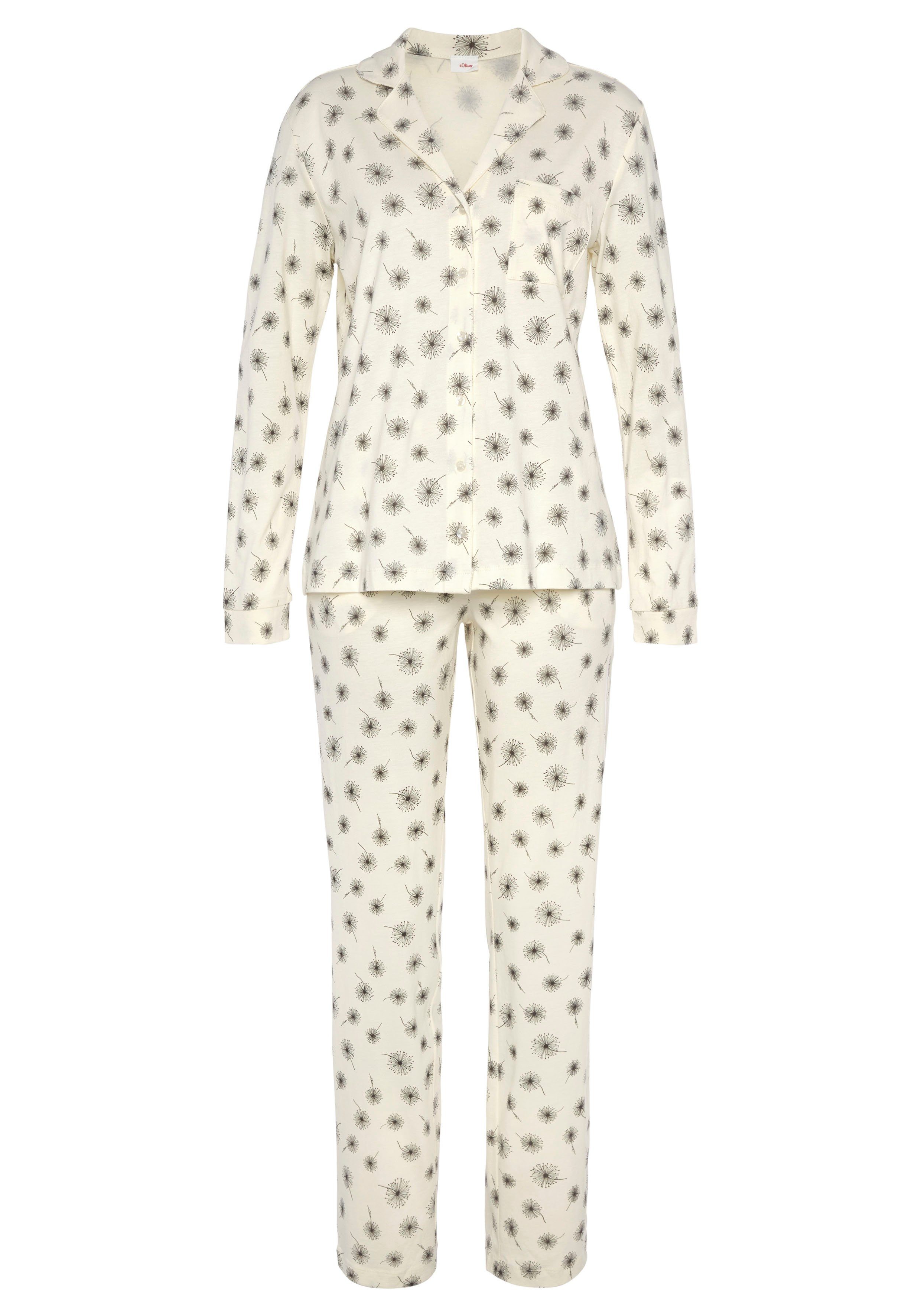 s.Oliver RED LABEL Beachwear Pyjama met een mooi motief (2-delig)